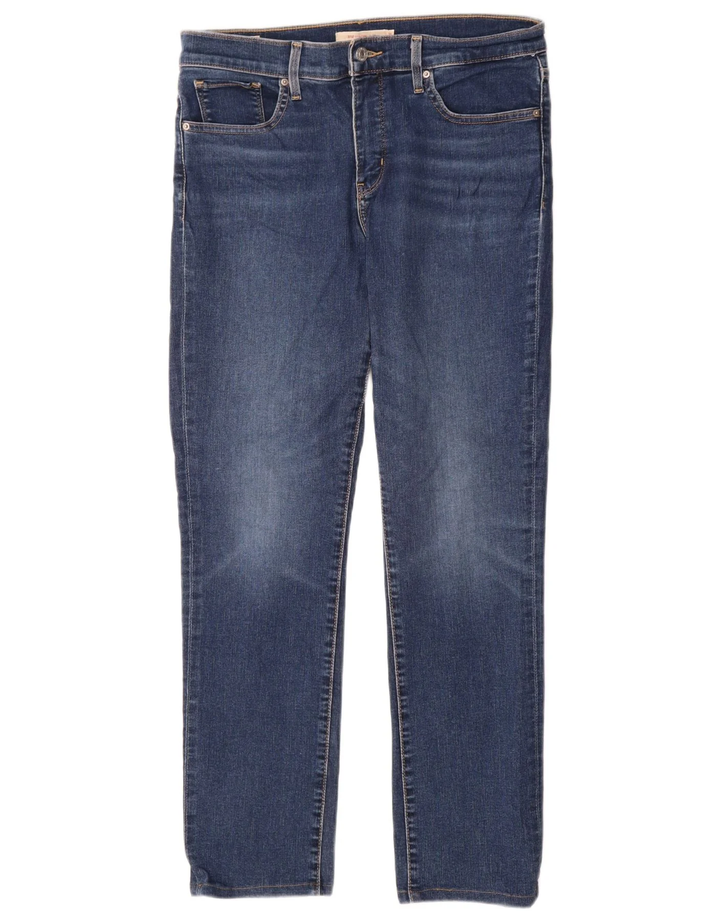 Levi's Womens 312 Shaping Slim Jeans W31 L30 Navy Blue
