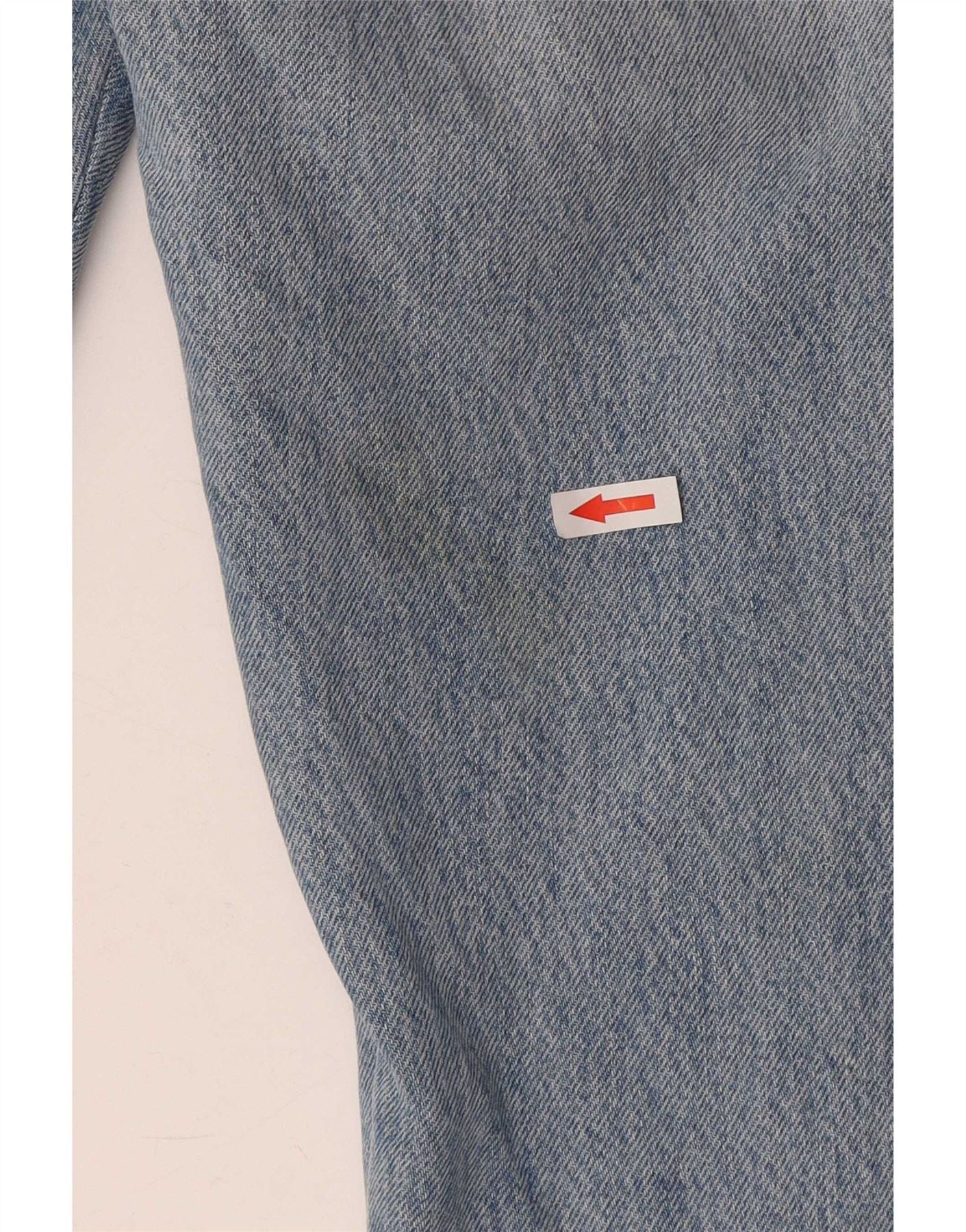 Levi's Womens 501 Distressed Straight Jeans W29 L28 Blue Cotton - Image 3