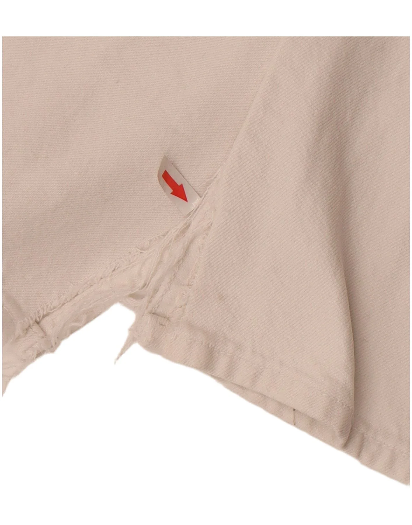 Levi's Womens 501 Straight Jeans W28 L32 White Cotton - Image 4