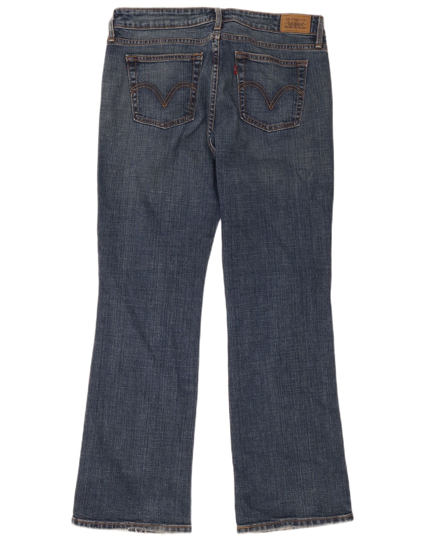 Levi's Womens 545 Low Bootcut Jeans US 12 Large W34 L31 Blue Cotton - Image 2