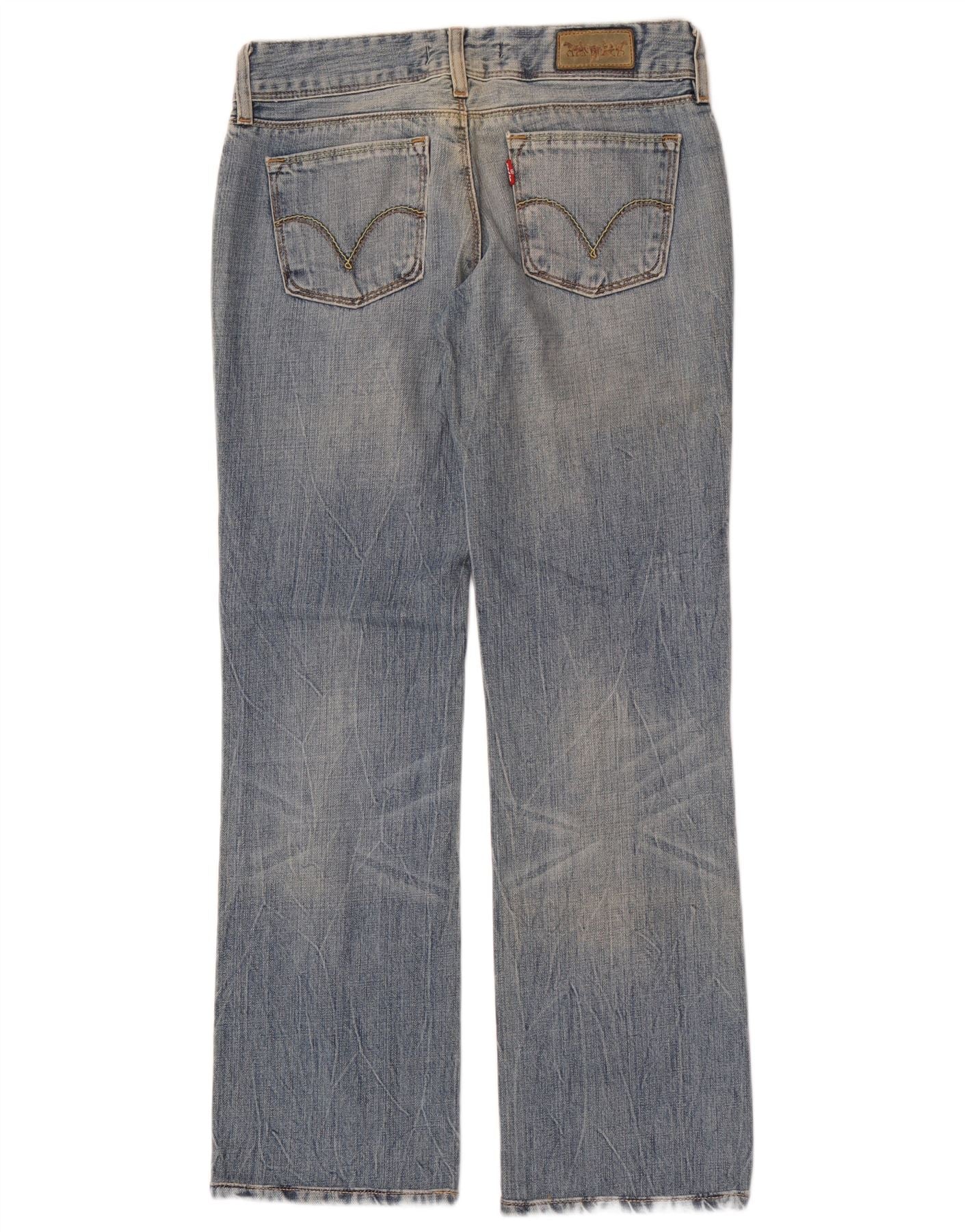 Levi's Womens 570 Straight Jeans W28 L30 Blue Cotton - Image 2