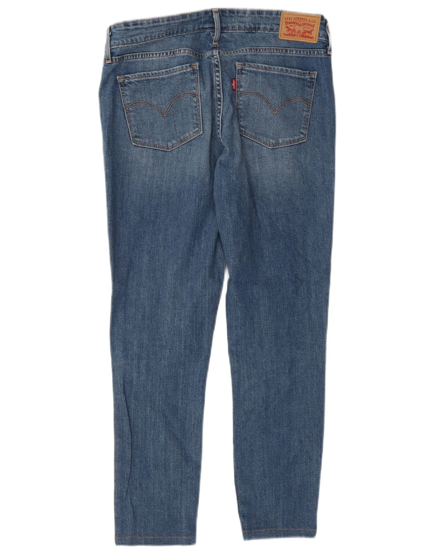 Levi's Womens 711 Skinny Jeans W28 L27 Blue Cotton - Image 2