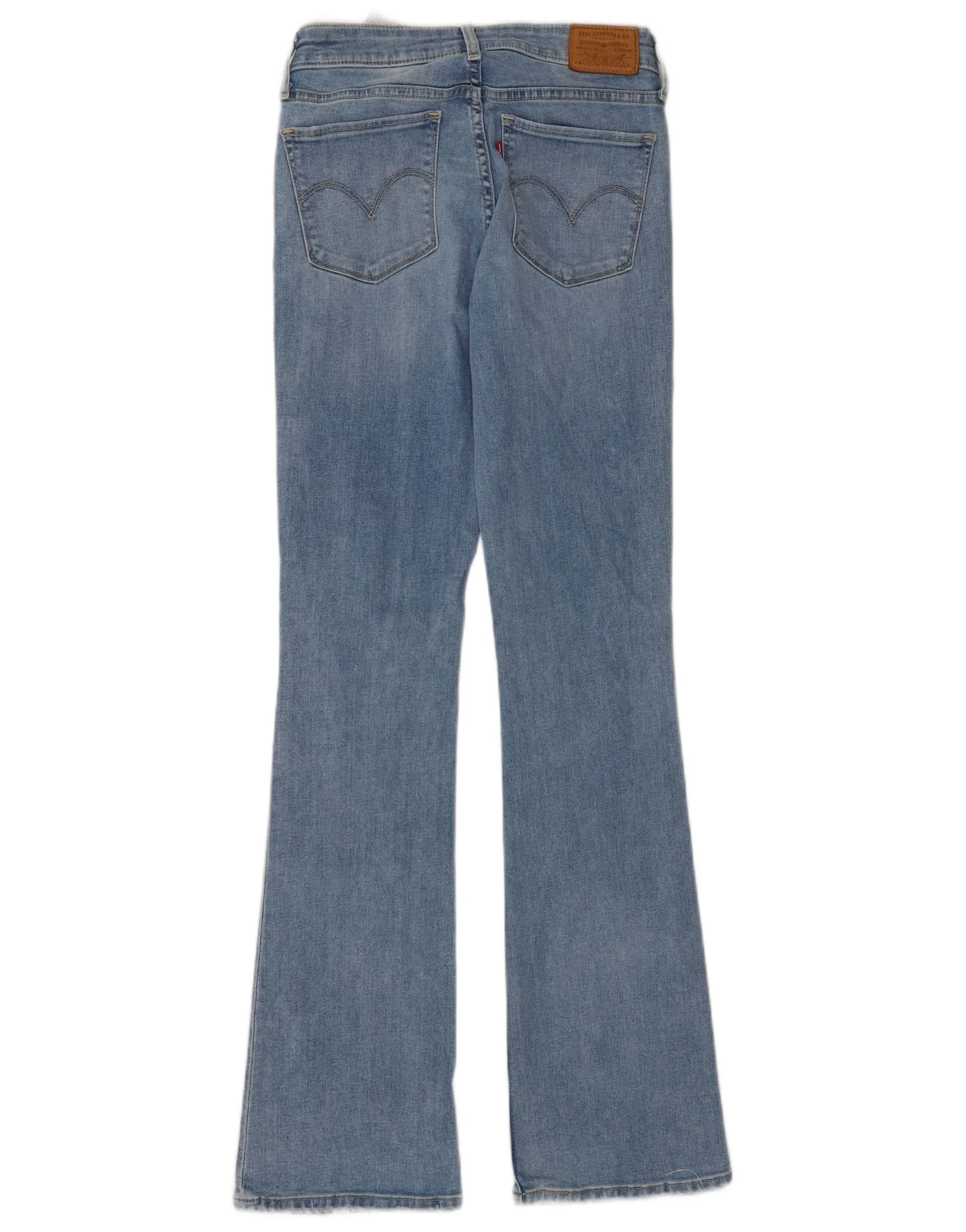 Levi's Womens 715 Bootcut Jeans W26 L32 Blue Cotton - Image 2