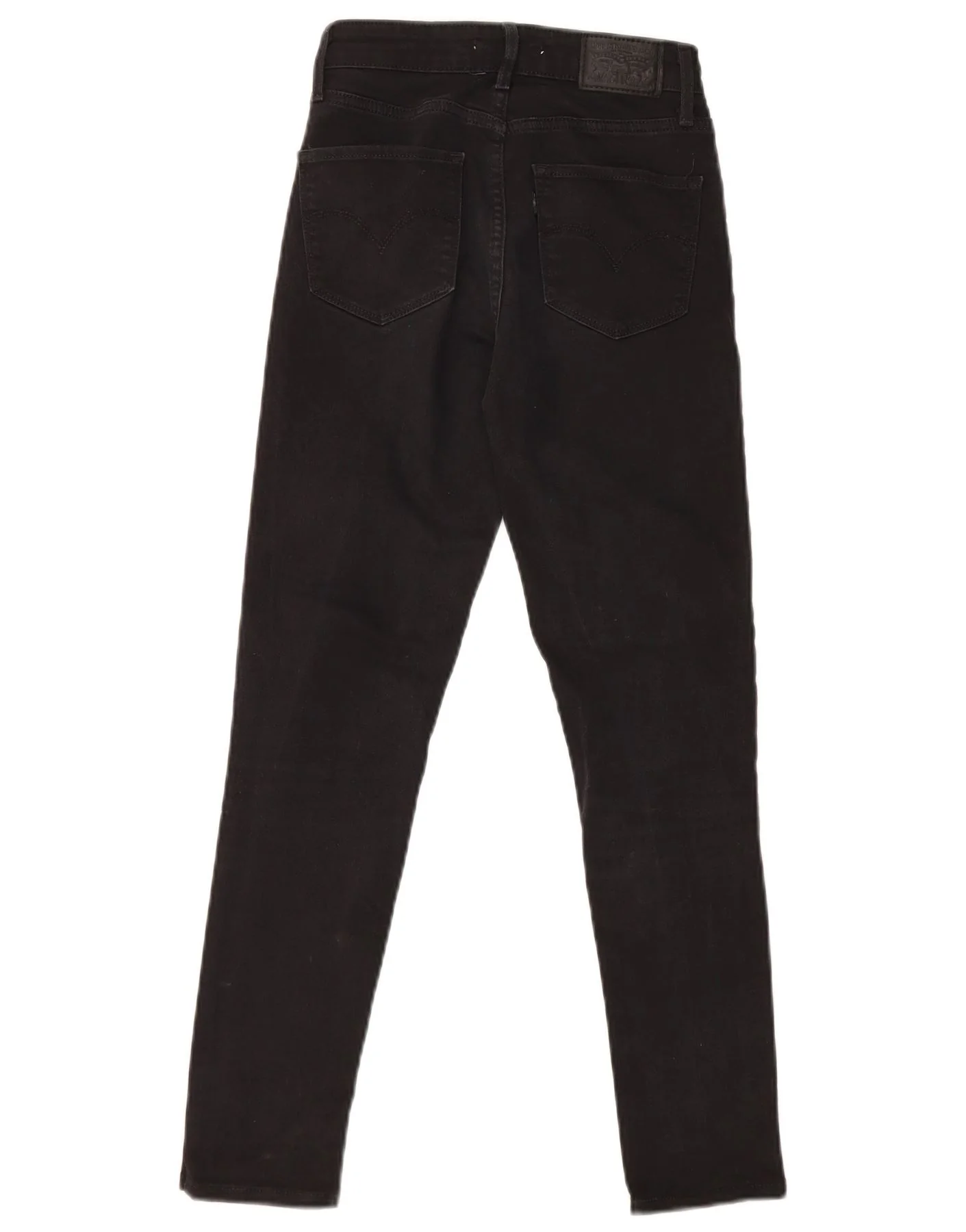 Levi's Womens 721 High Rise Skinny Jeans W24 L27 Black Cotton - Image 2