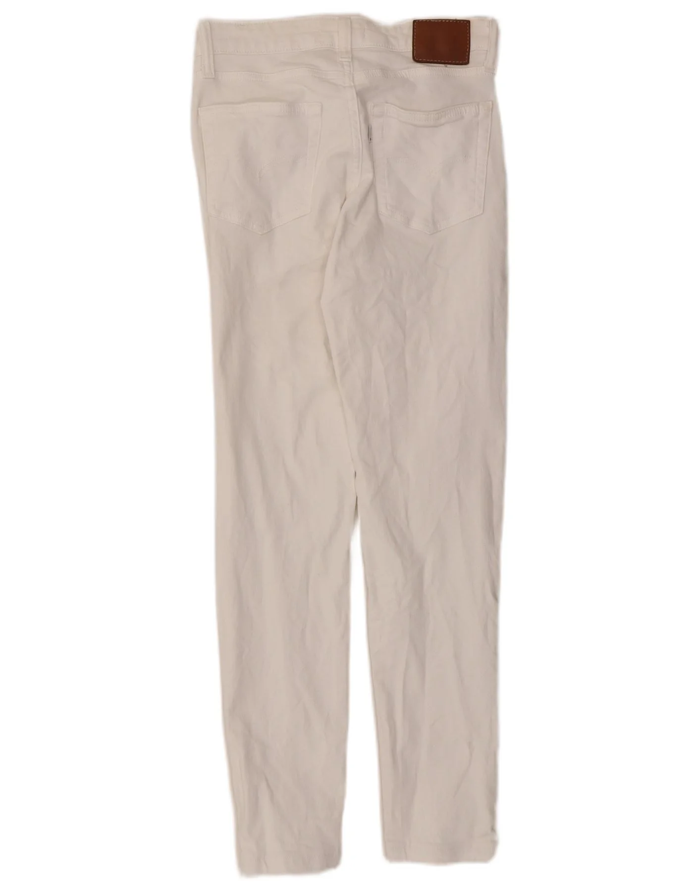 Levi's Womens 721 High Rise Skinny Jeans W26 L28 White Cotton - Image 2