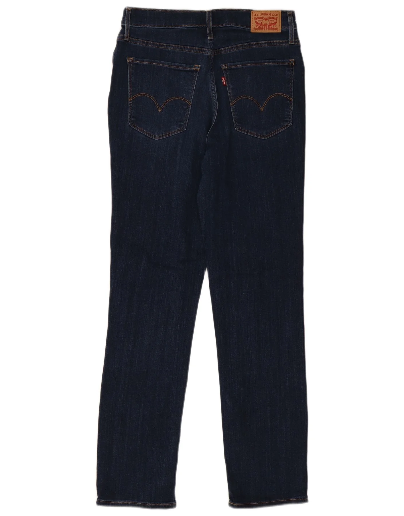 Levi's Womens 724 High Rise Straight Jeans W30 L30 Blue Cotton - Image 2