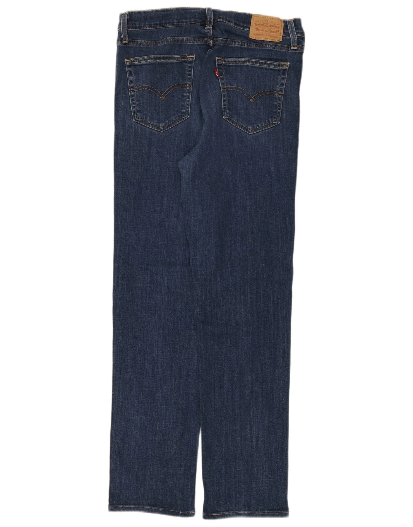 Levi's Womens 724 High Rise Straight Jeans W30 L32 Navy Blue Cotton - Image 2