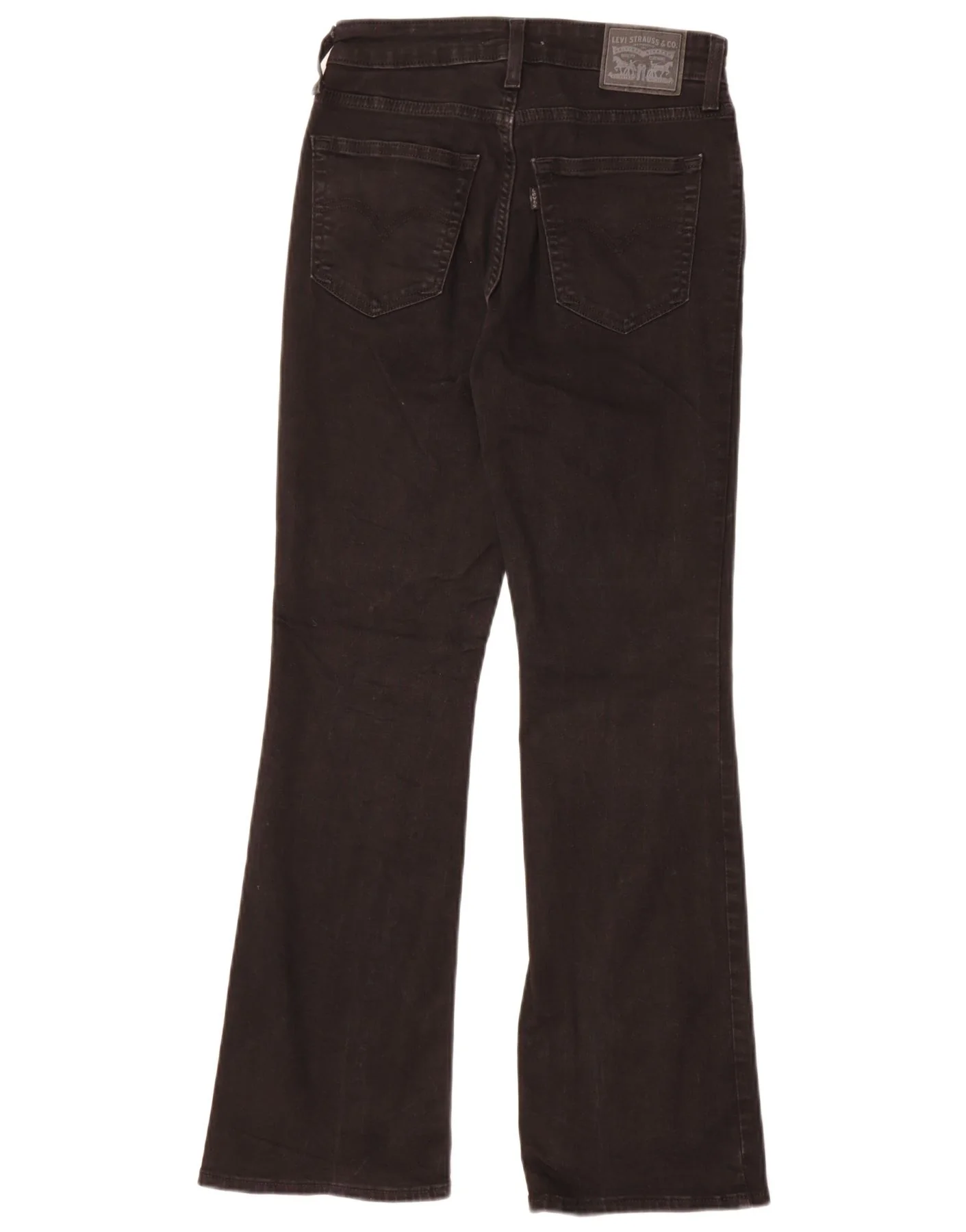 Levi's Womens 725 High Rise Bootcut Jeans W27 L30 Black Cotton - Image 2