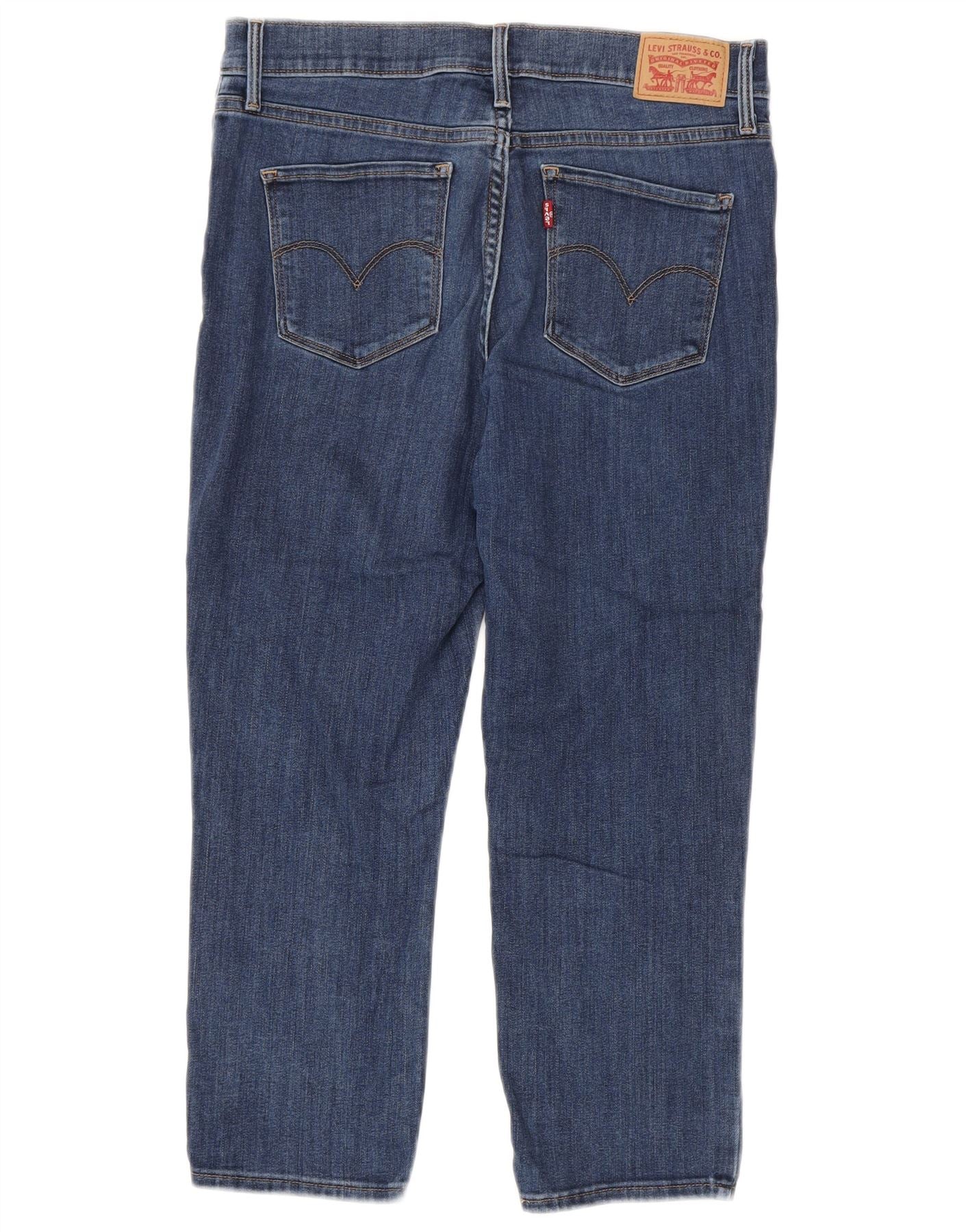 Levi's Womens Capri Jeans W30 L23 Blue Cotton - Image 2
