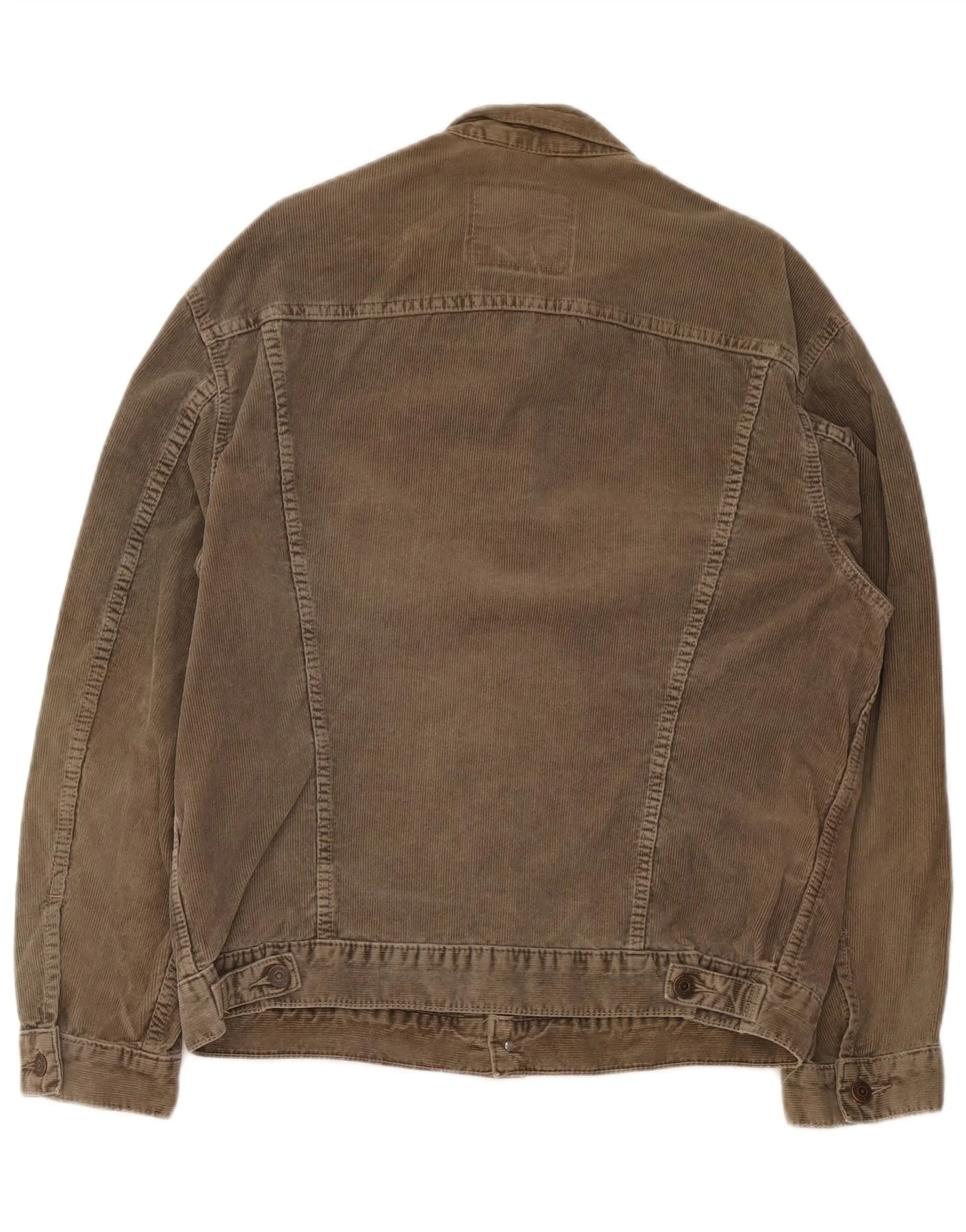 Levi's Womens Corduroy Jacket UK 40 Large Brown Cotton - Image 2