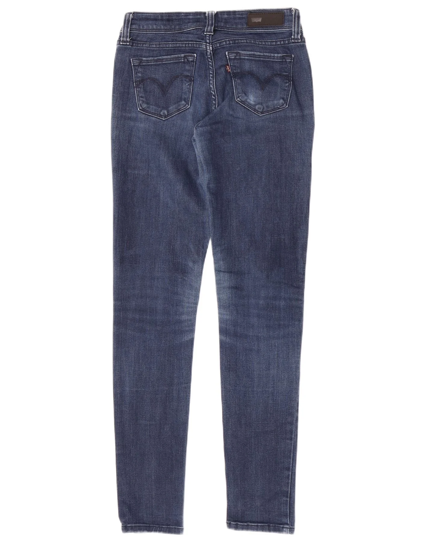 Levi's Womens Demi Curve Skinny Jeans W25 L30 Blue Cotton - Image 2
