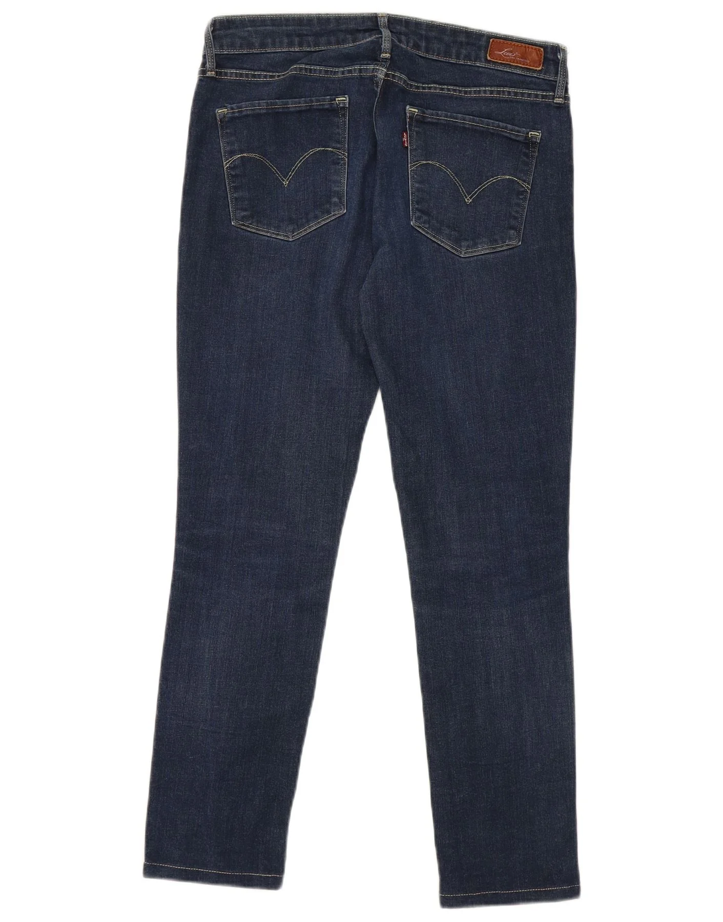Levi's Womens Demi Curve Skinny Jeans W29 L27 Navy Blue Cotton - Image 2
