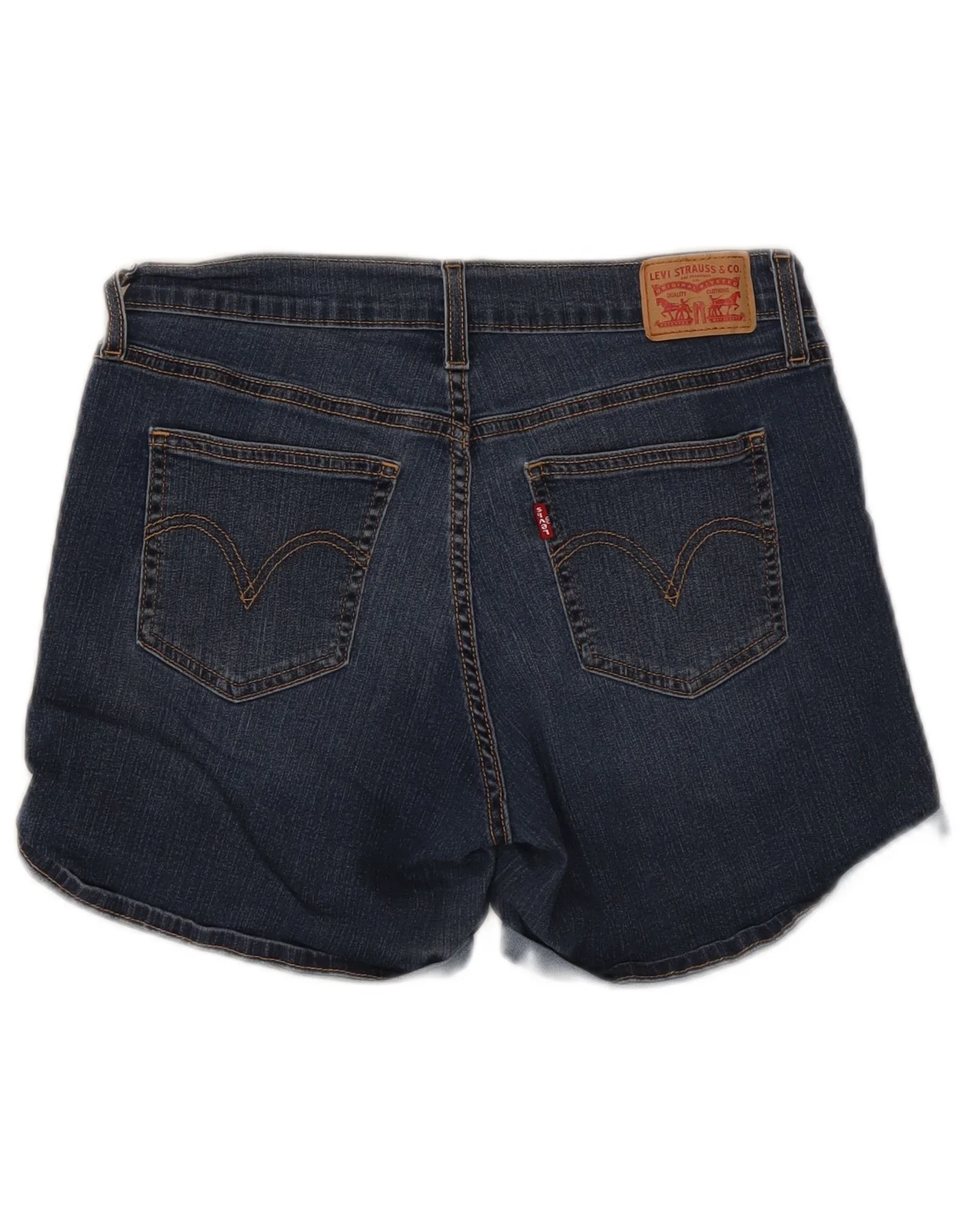 Levi's Womens Denim Shorts W30 Medium Blue Cotton - Image 2