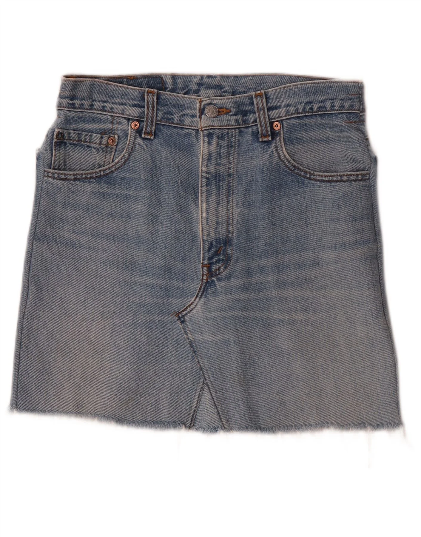 Levi's Womens Denim Skirt W31 Medium Blue