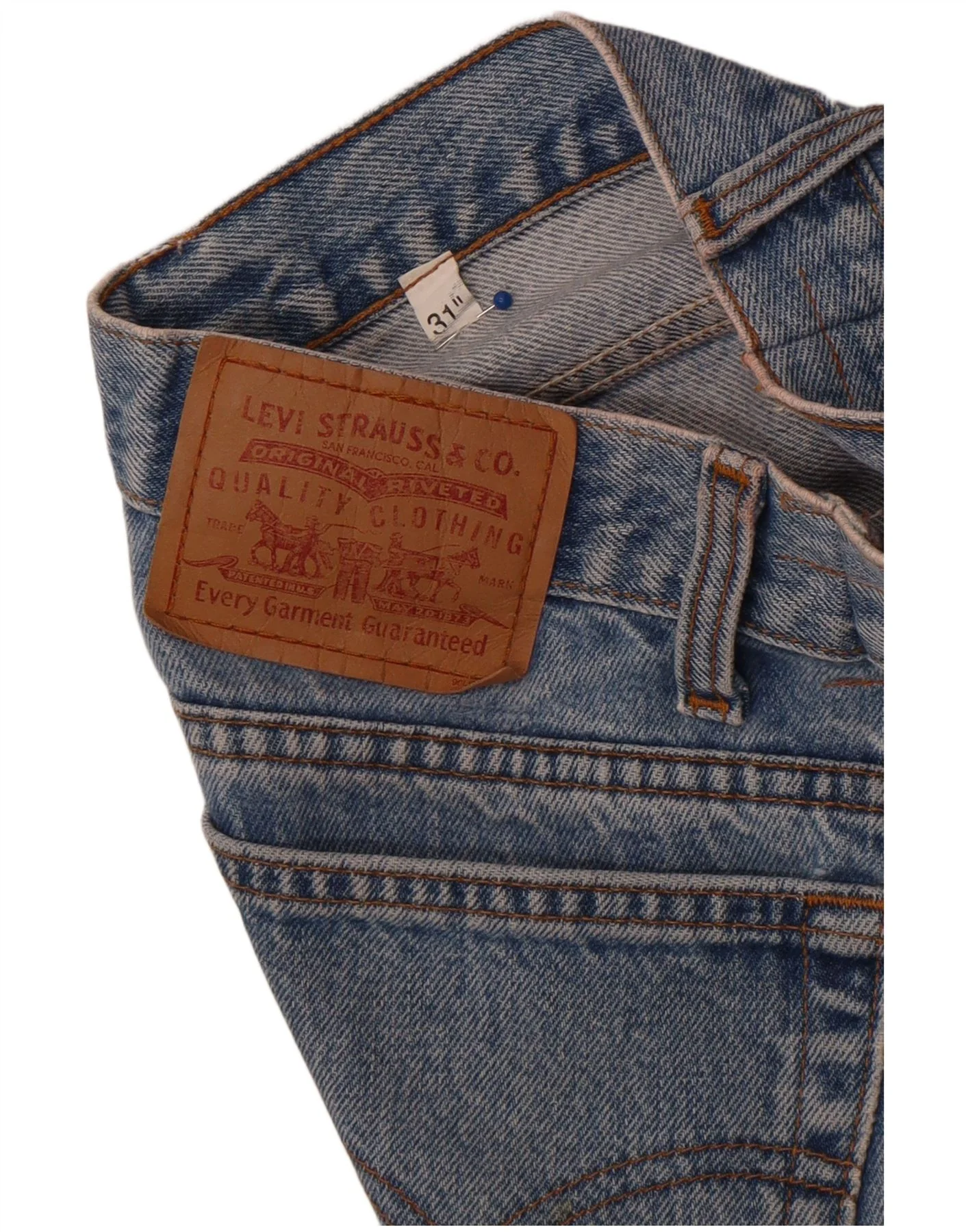 Levi's Womens Denim Skirt W31 Medium Blue - Image 3