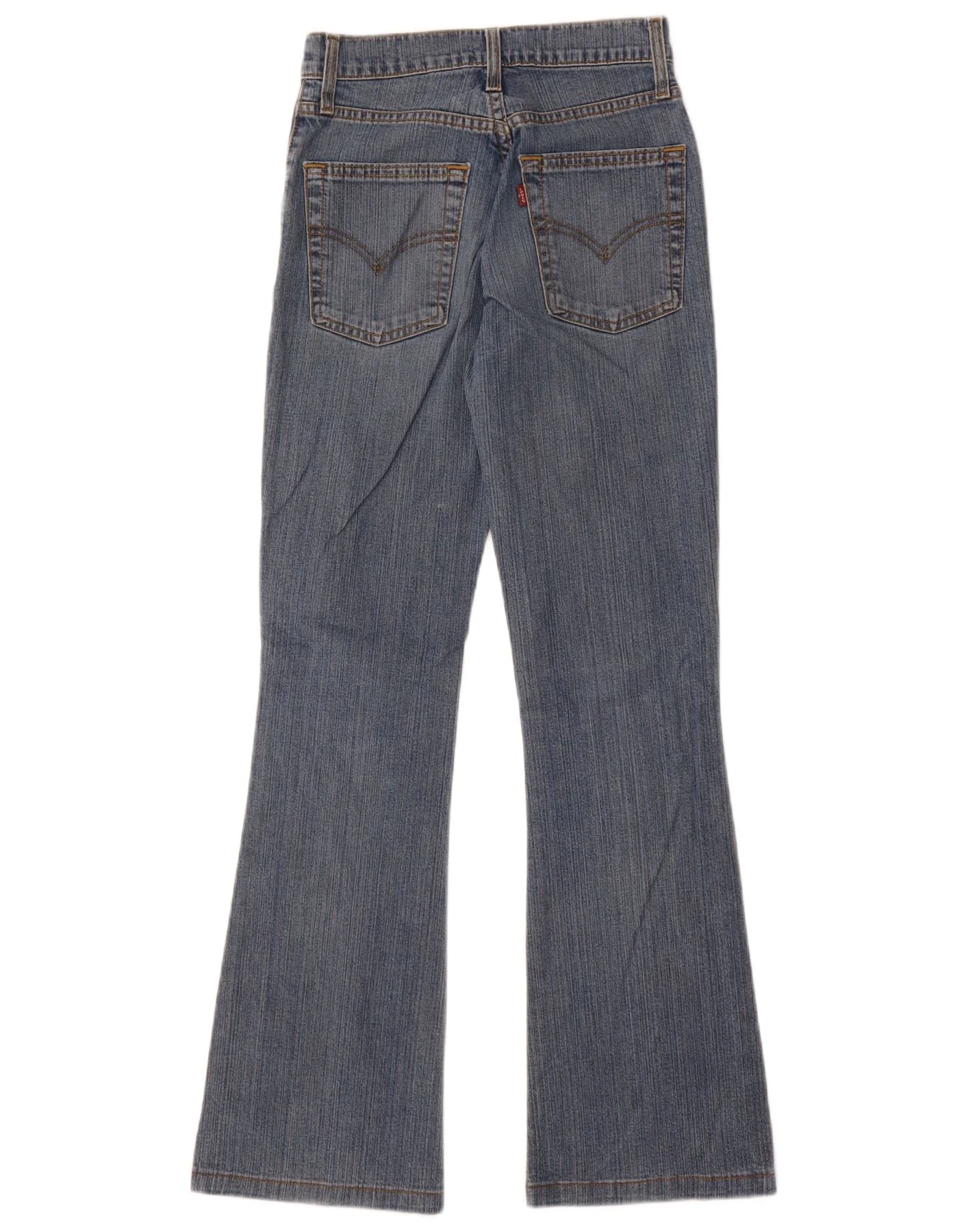 Levi's Womens Flared Jeans W26 L34 Blue Cotton - Image 2