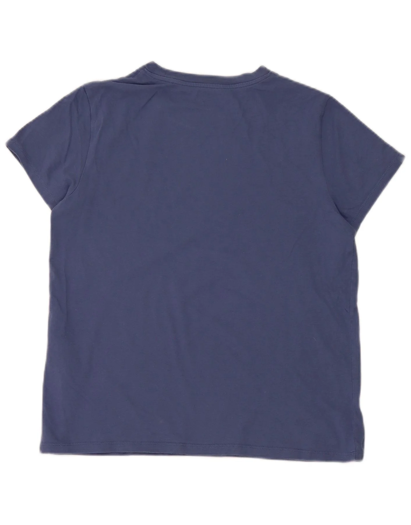 Levi's Womens Graphic T-Shirt Top UK 12 Medium Blue Cotton - Image 2