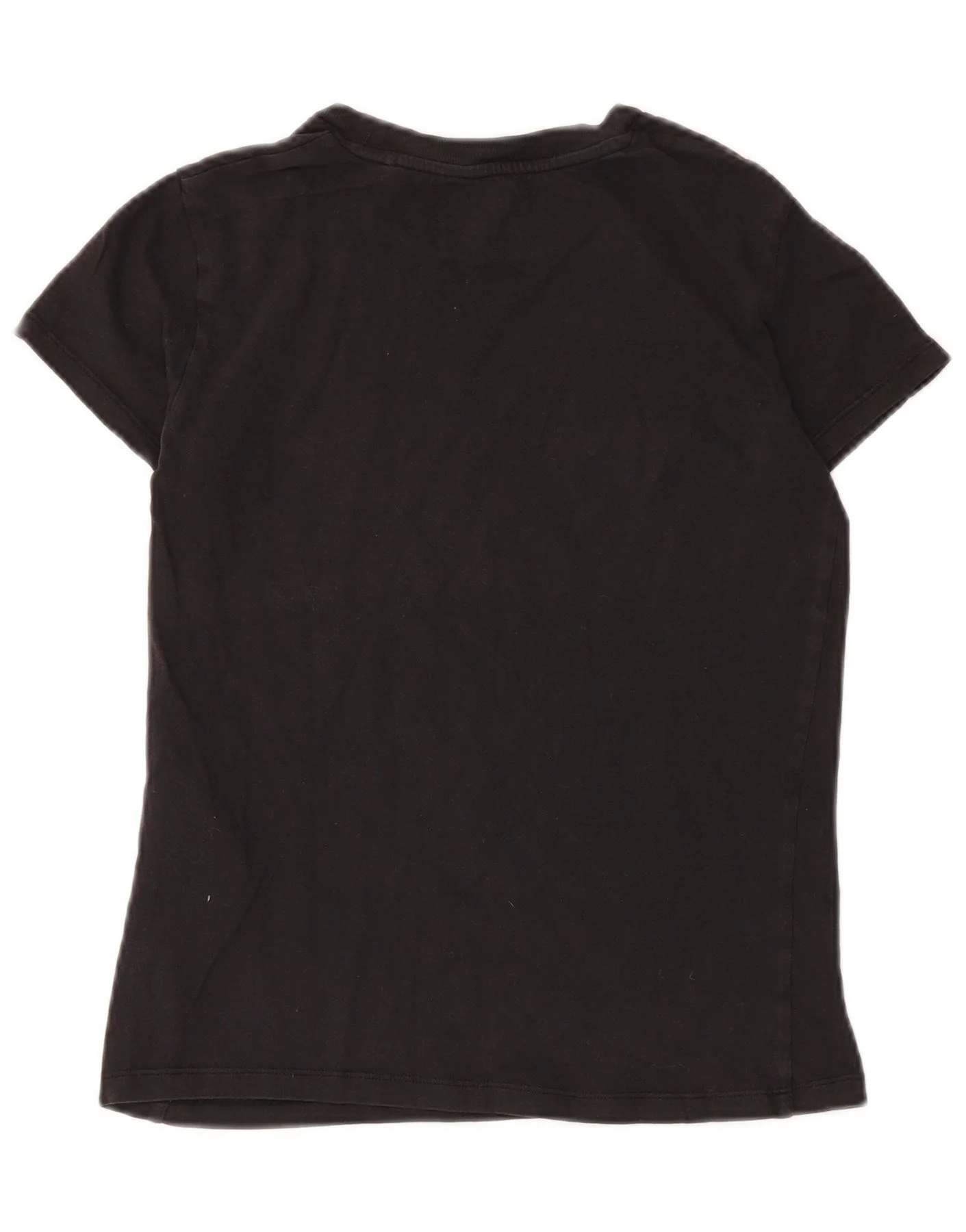 Levi's Womens Graphic T-Shirt Top UK 2 2XS Black Cotton - Image 2