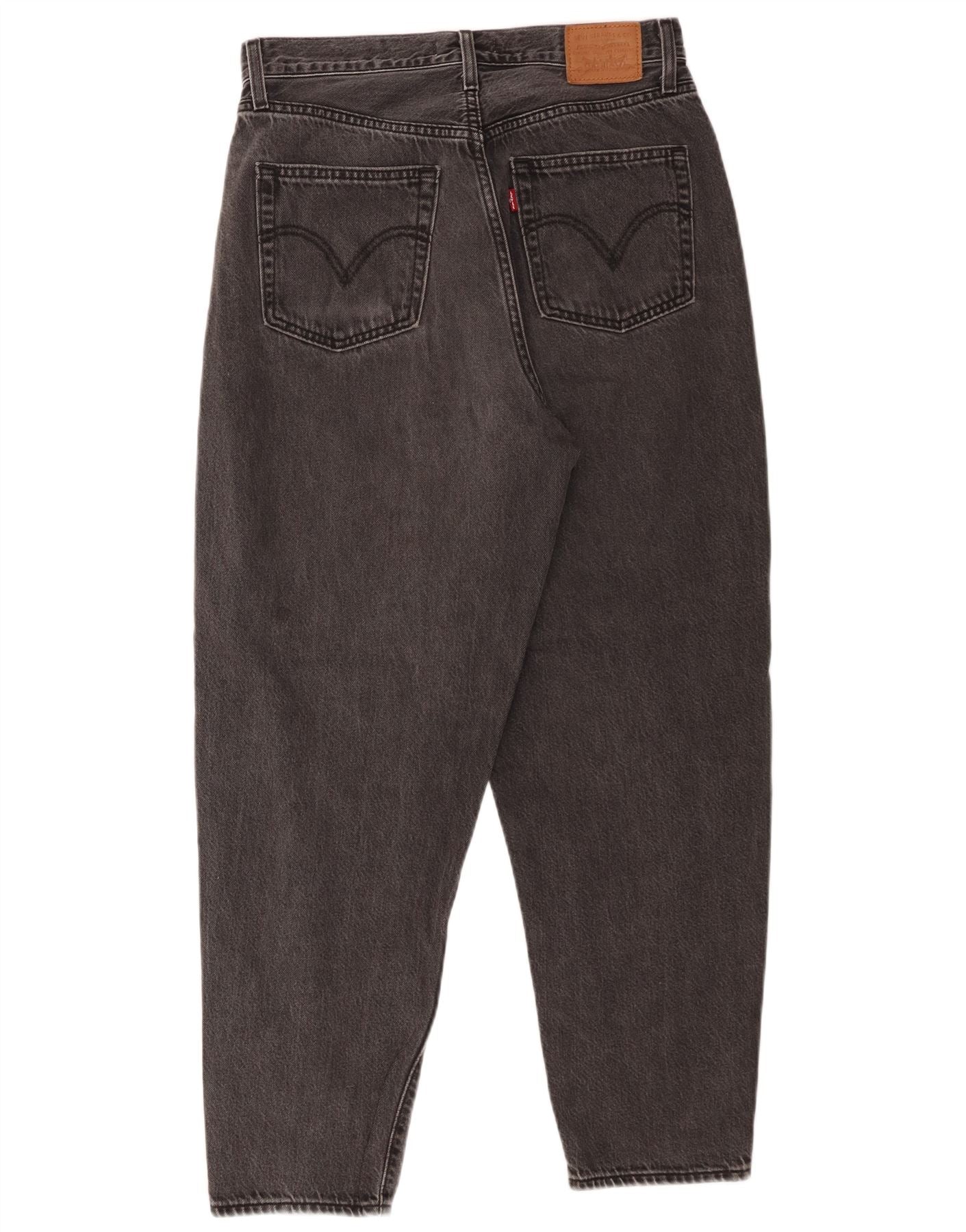 Levi's Womens High Rise Loose Fit Tapered Jeans W29 L29 Grey Cotton - Image 2