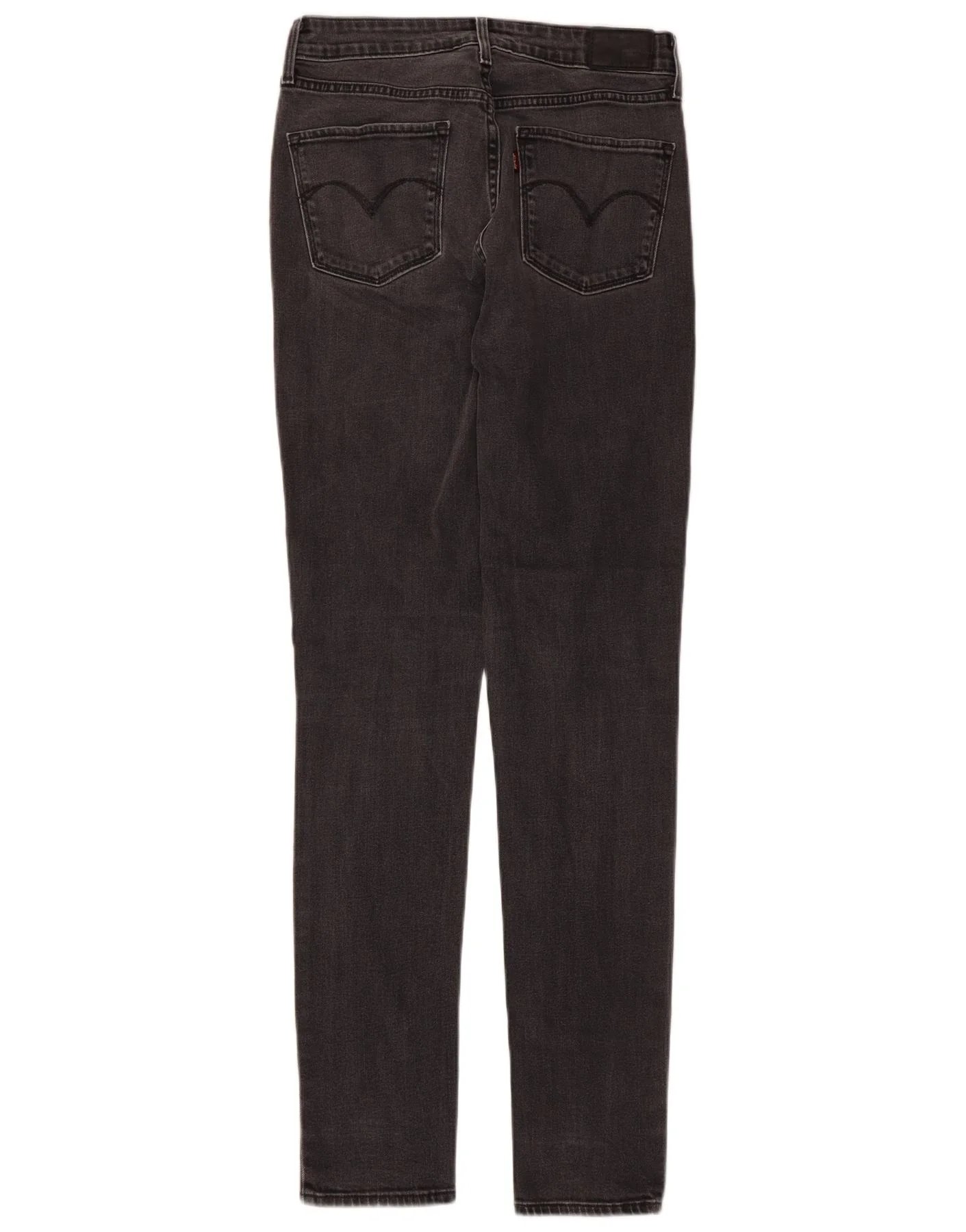 Levi's Womens High Rise Skinny Jeans W27 L32 Grey Cotton - Image 2