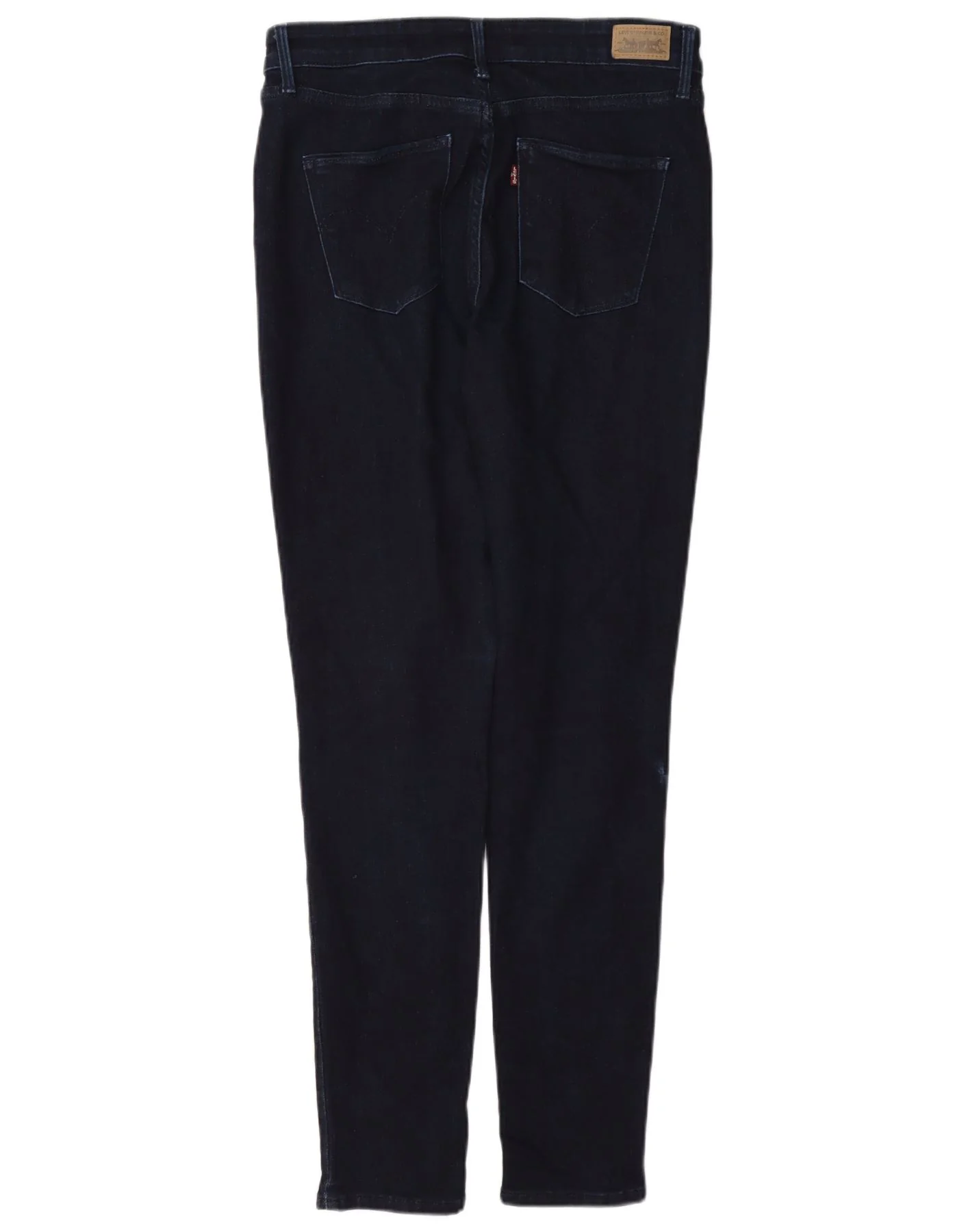 Levi's Womens High Rise Skinny Jeans W28 L30 Navy Blue Cotton - Image 2
