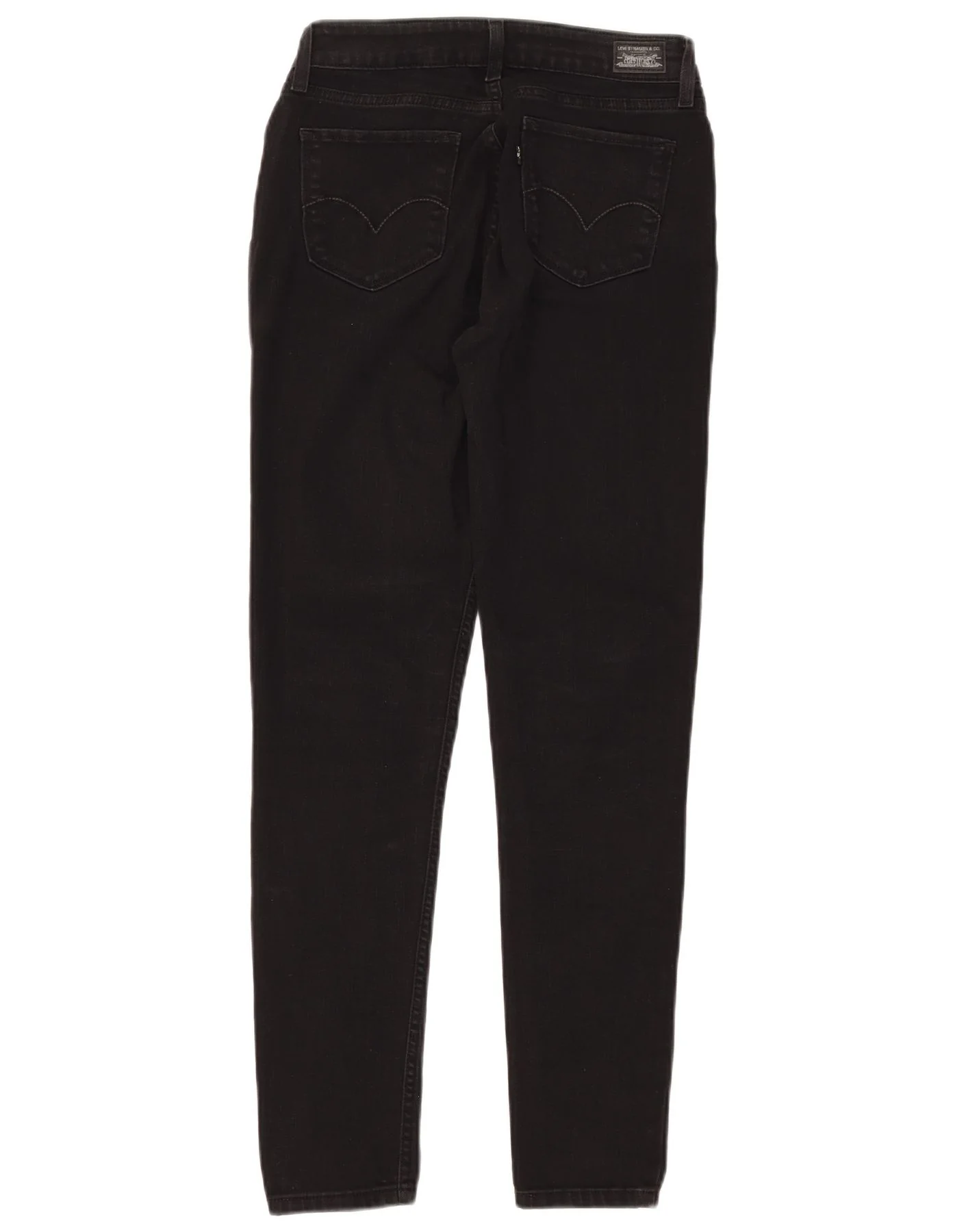 Levi's Womens Jegging Skinny Jeans W28 L30 Black Cotton - Image 2