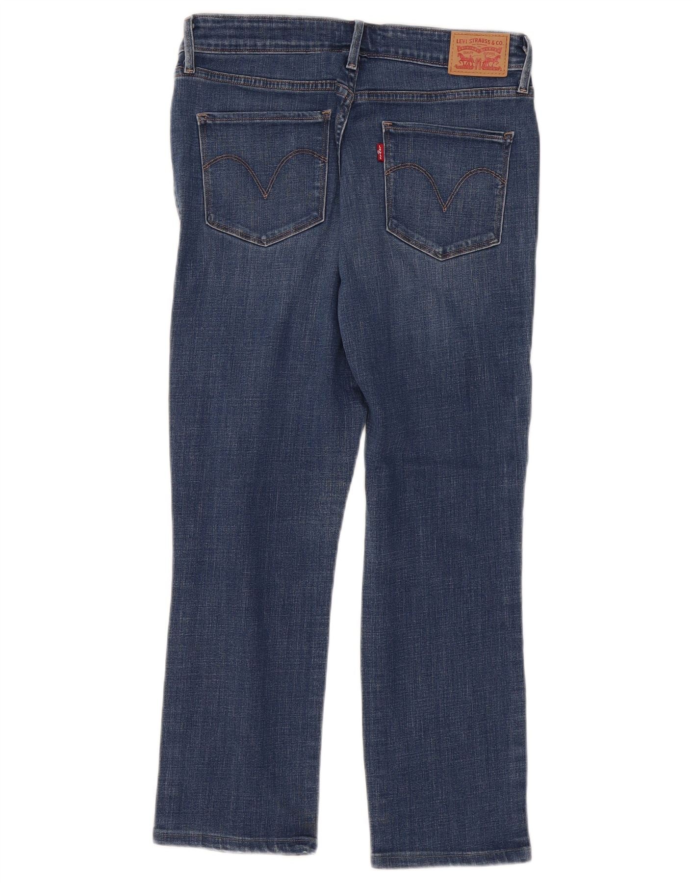 Levi's Womens Mid Rise Skinny Cropped Jeans US 12 Large W30 L25 Blue Cotton - Image 2
