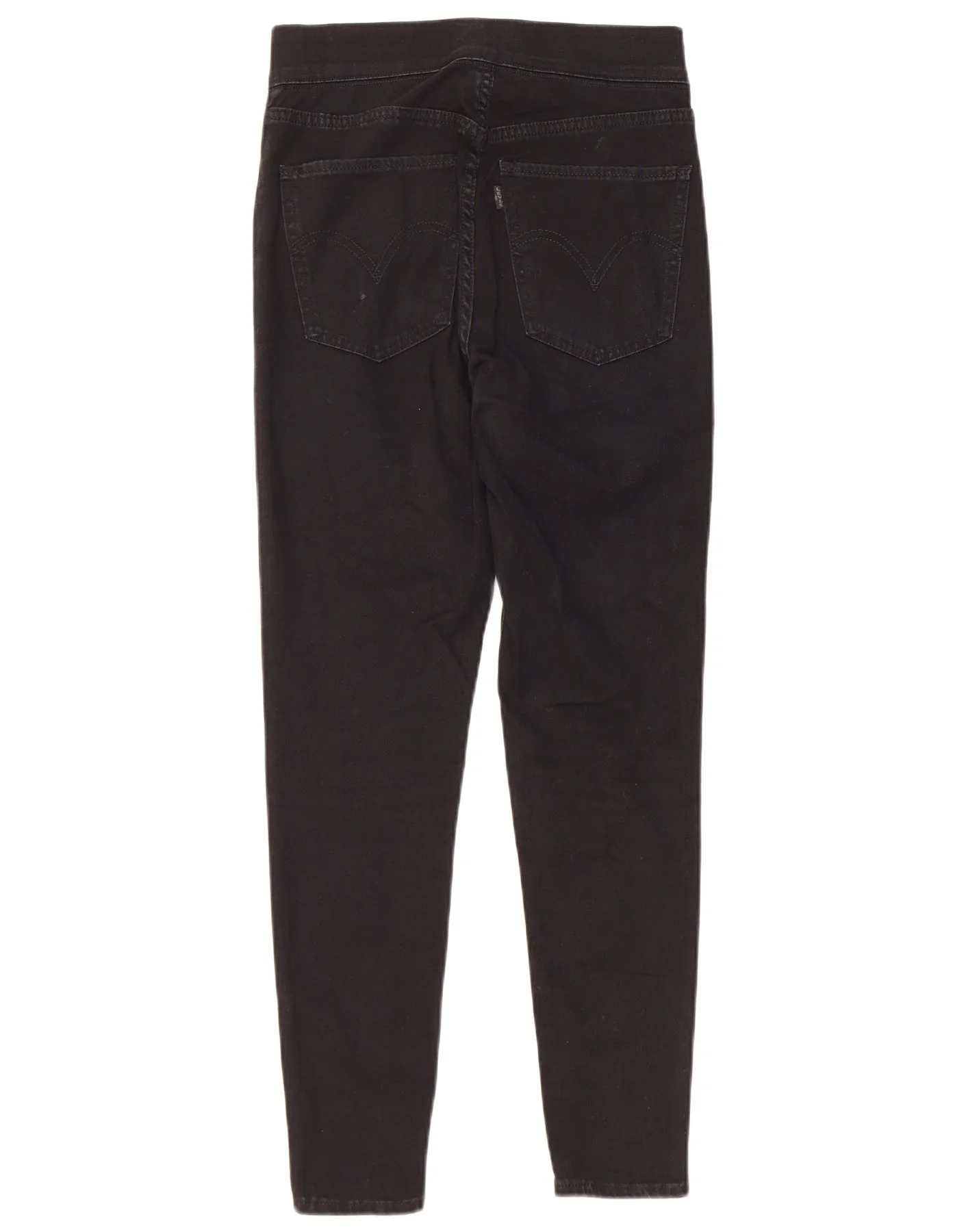 Levi's Womens Mile High Skinny Jeans W27 L26 Black Cotton - Image 2