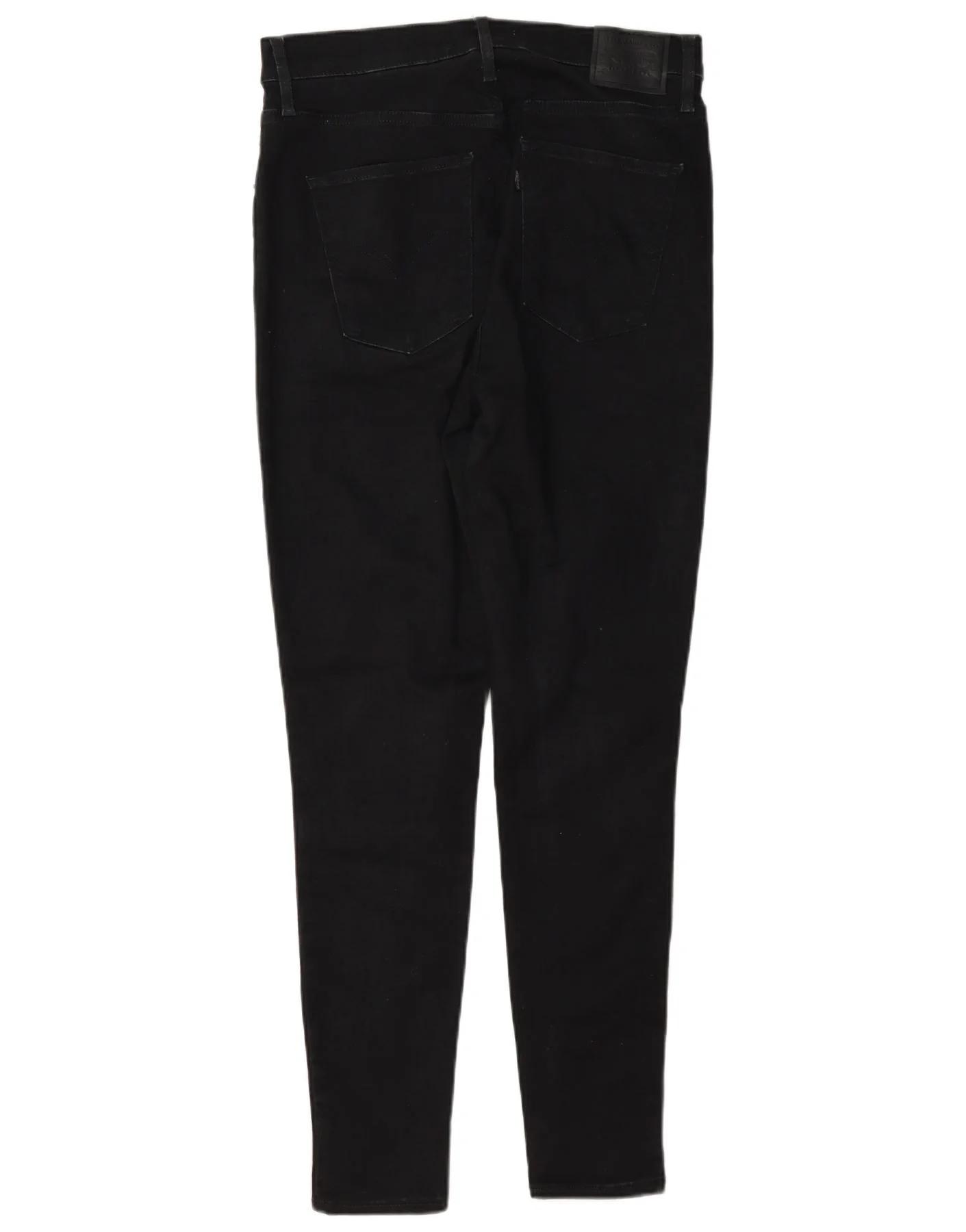 Levi's Womens Mile High Super Skinny Jeans W31 L30 Black Cotton - Image 2