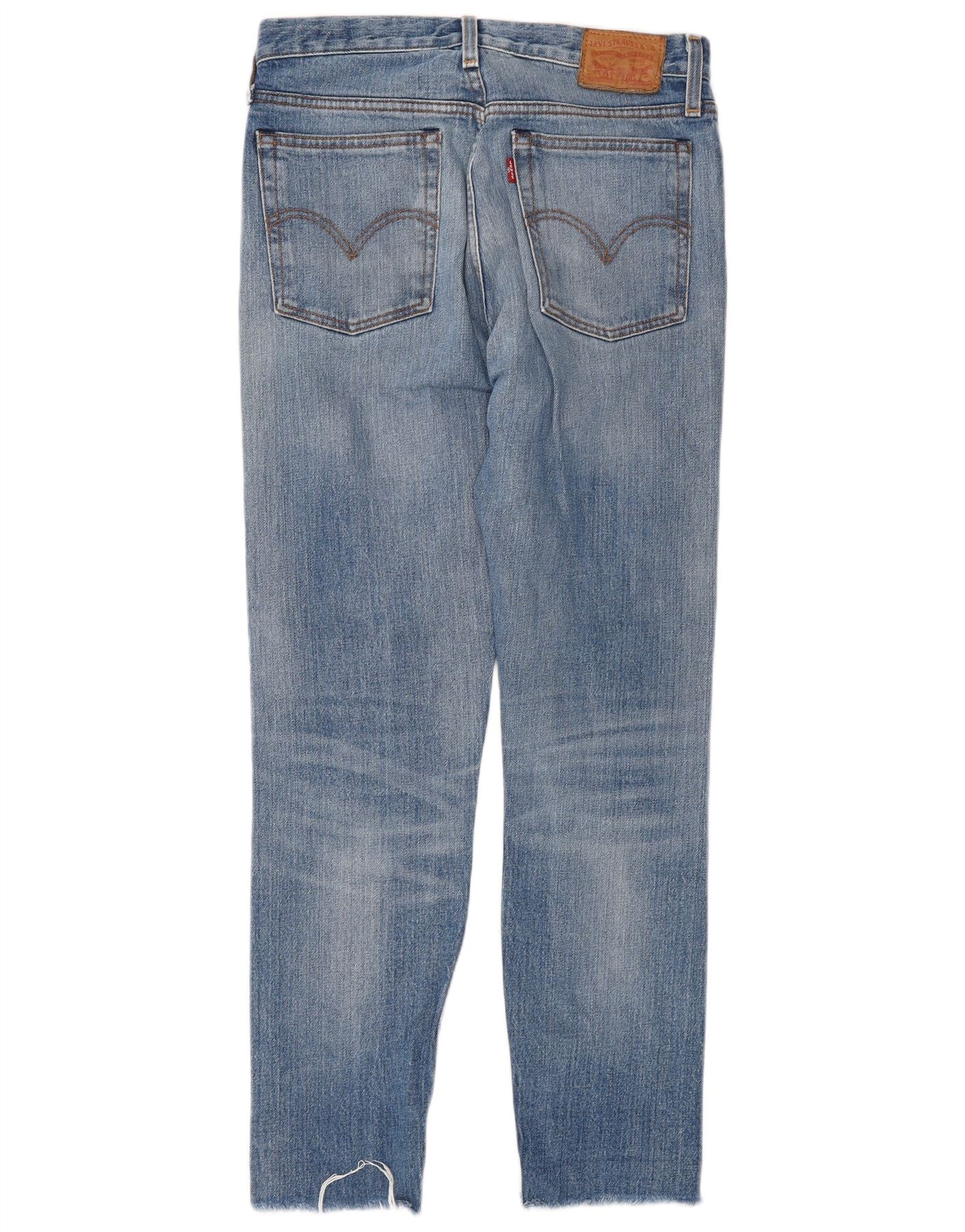 Levi's Womens Slim Jeans W27 L26 Blue Cotton - Image 2