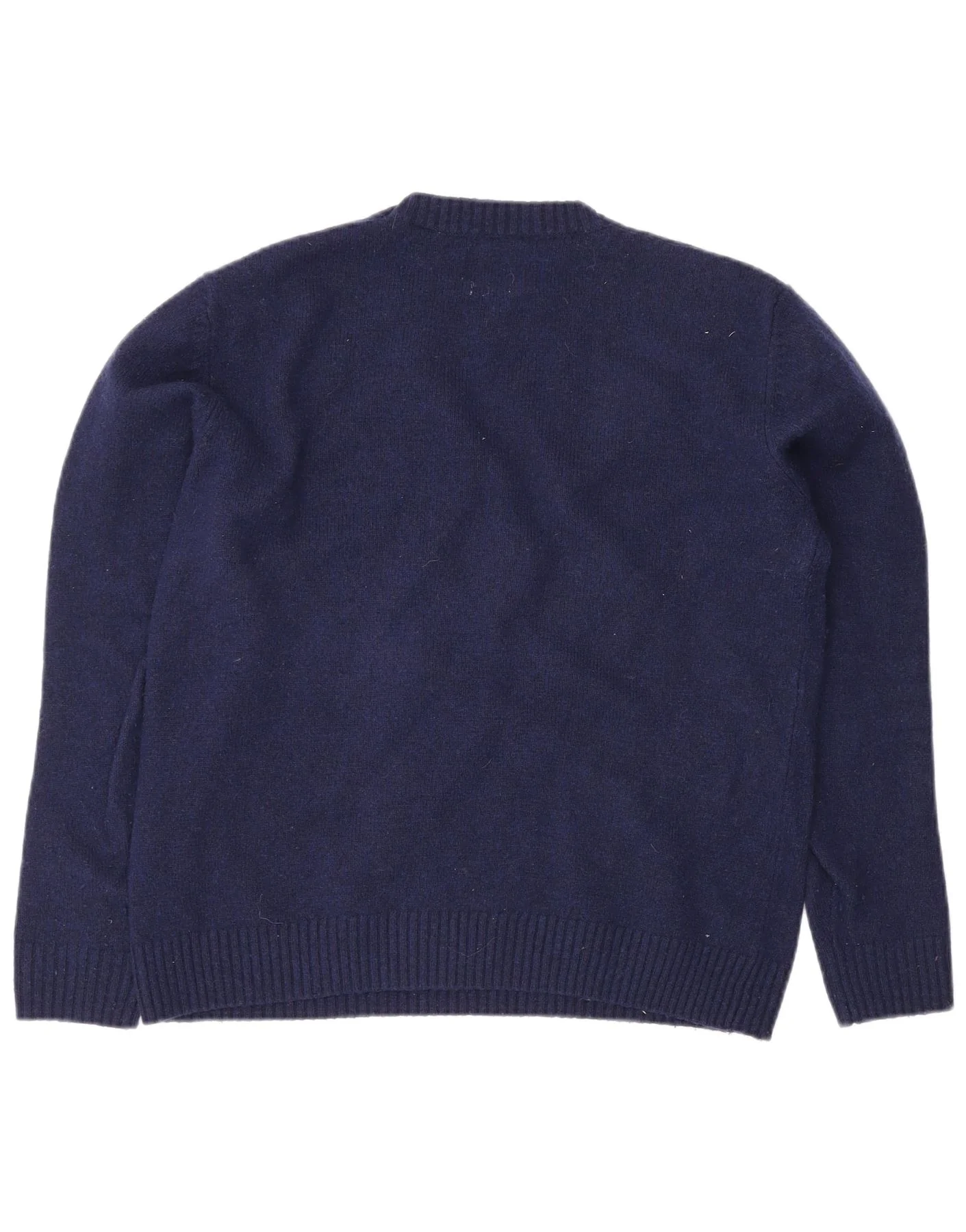 Levi's Womens Standard Fit Crew Neck Jumper Sweater UK 14 Medium Navy Blue - Image 2