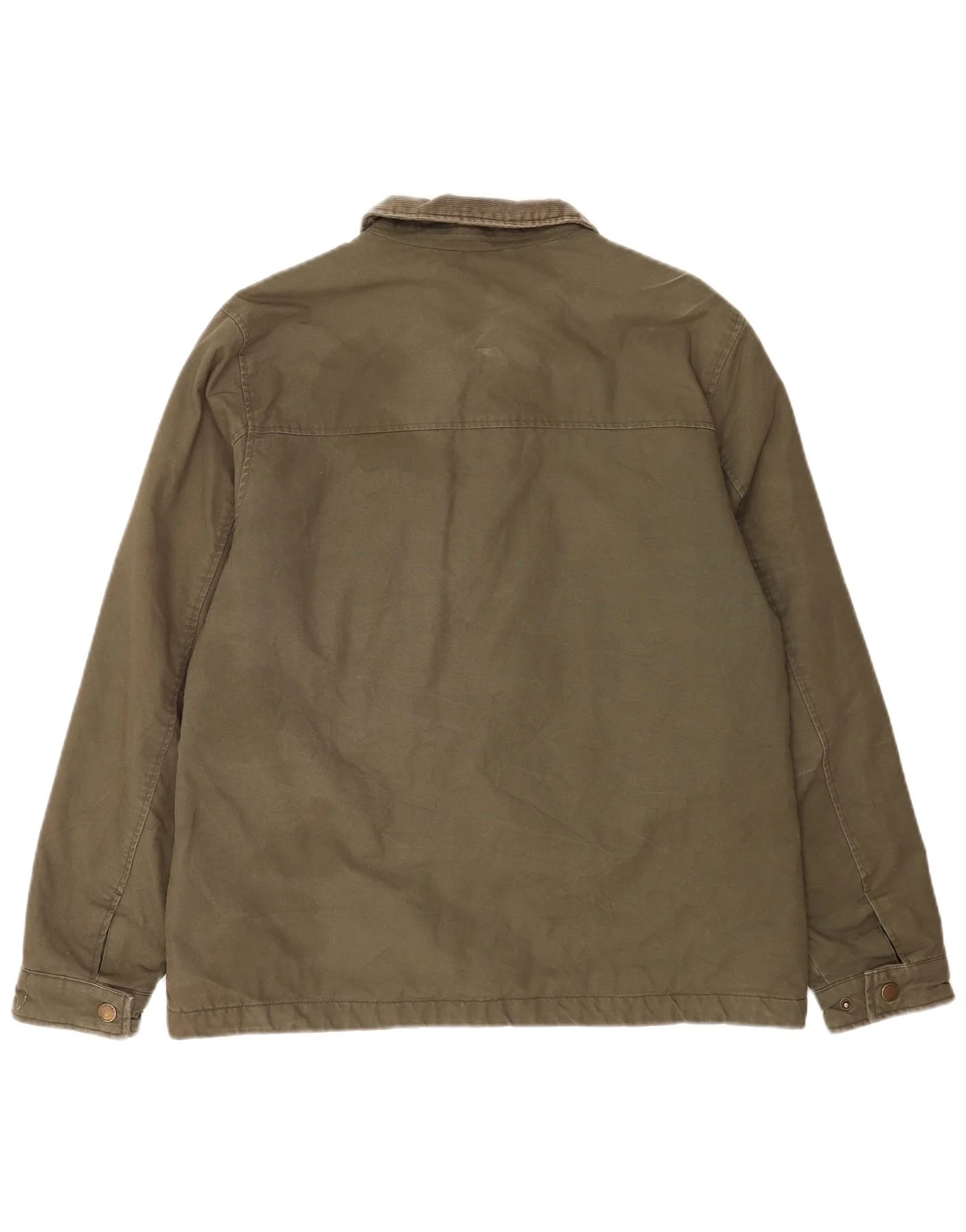 Lincoln Mens Utility Jacket UK 40 Large Khaki Cotton - Image 2