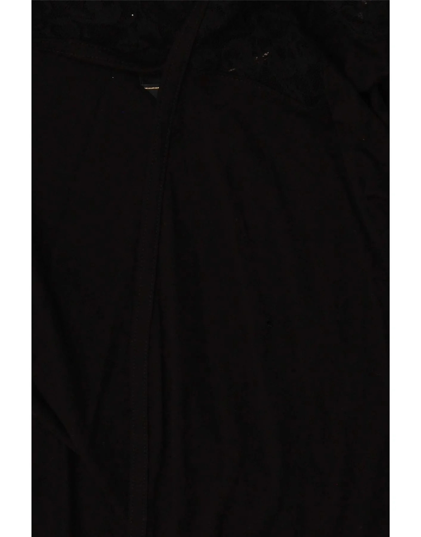 Lipsy Womens Open Cardigan Sweater UK 14 Medium Black Floral Viscose - Image 3
