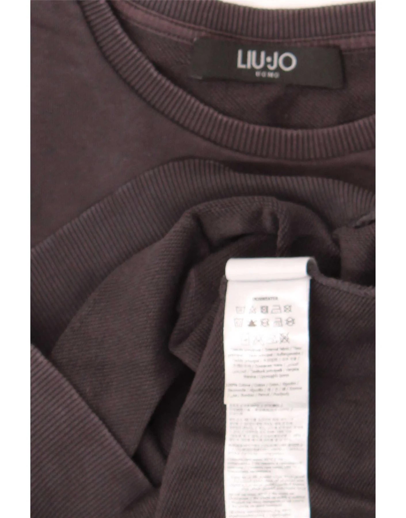 Liu Jo Mens Sweatshirt Jumper Large Grey Cotton - Image 4