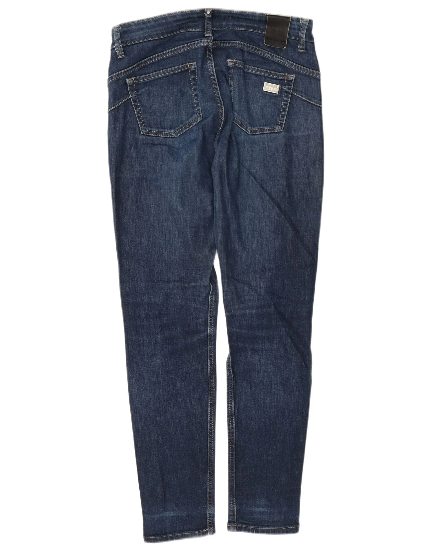 Liu Jo Womens Mid Rise Slim Jeans W28 L32 Navy Blue Cotton - Image 2