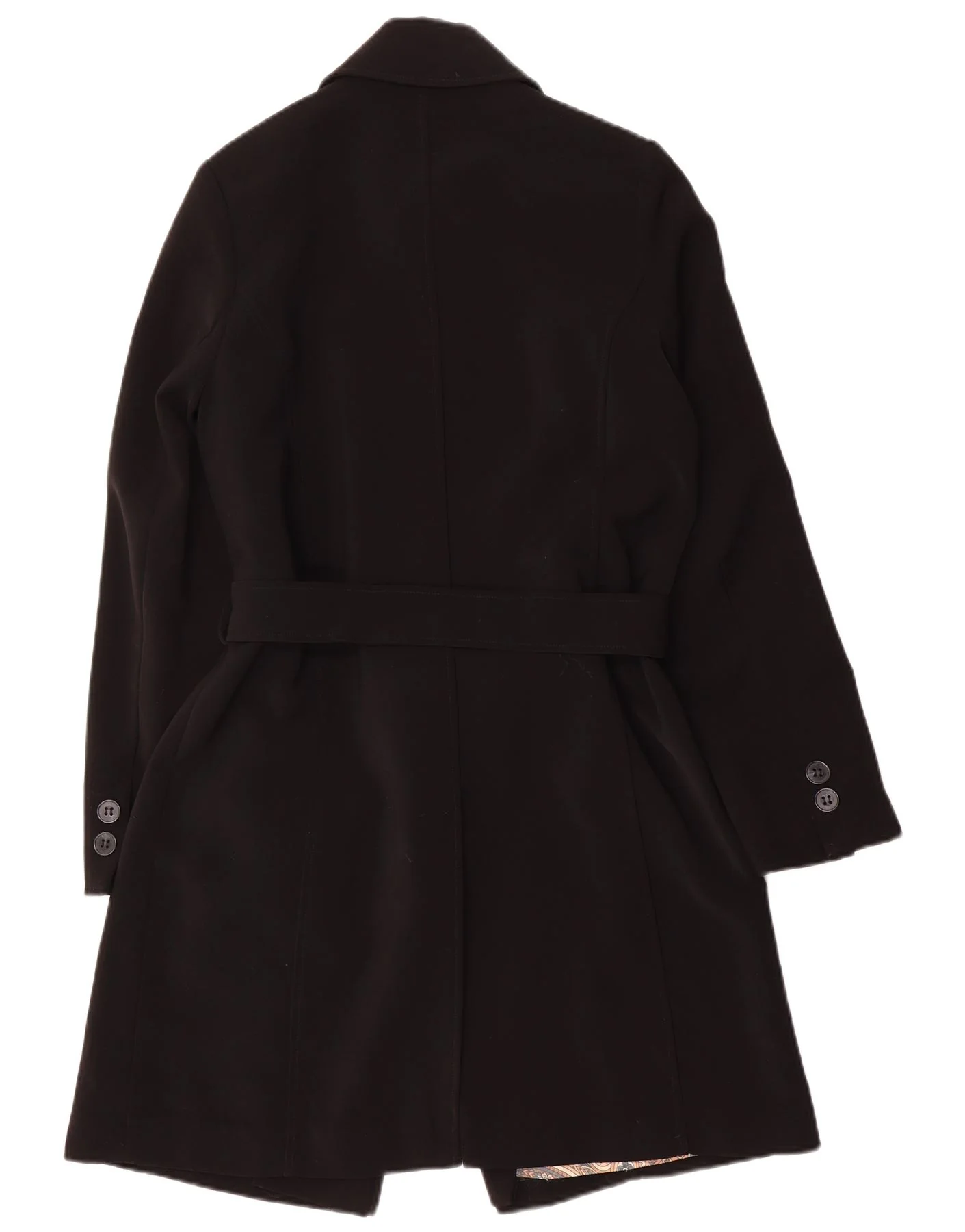 London Fog Womens Oversized Overcoat UK 6 XS Black Polyester - Image 2