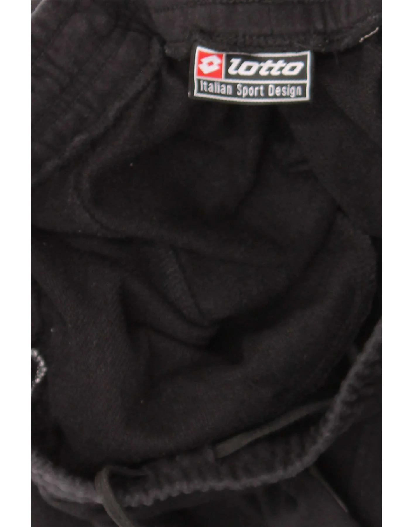 Lotto Mens Tracksuit Trousers Medium Black - Image 3