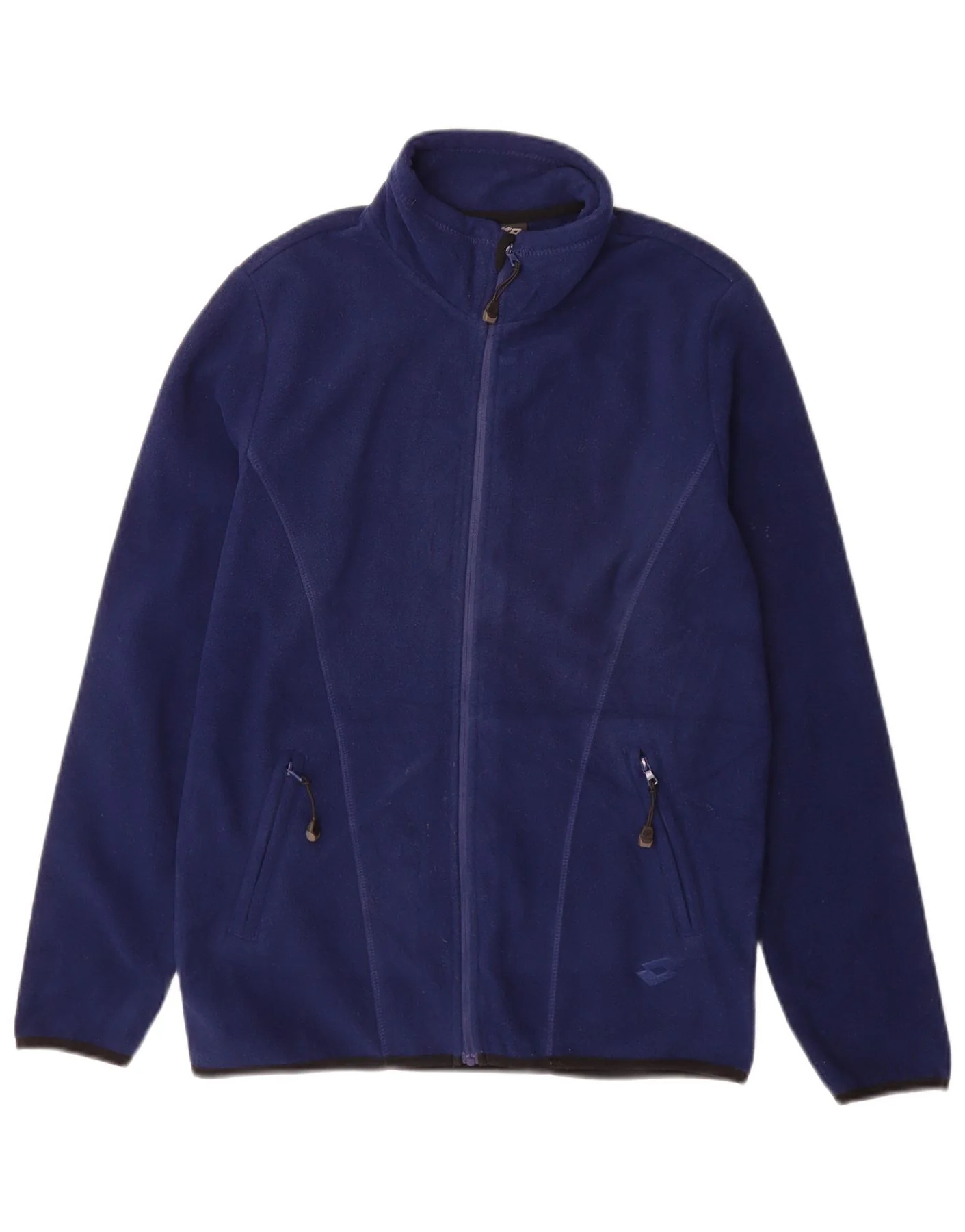 Lotto Womens Fleece Jacket UK 10 Small Navy Blue Polyester