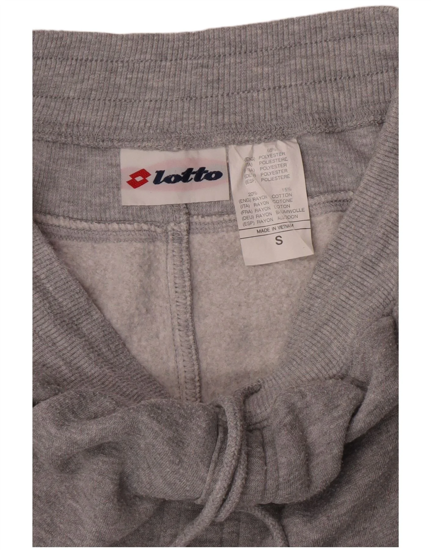 Lotto Womens Graphic Sport Shorts Small Grey Polyester Sports - Image 3