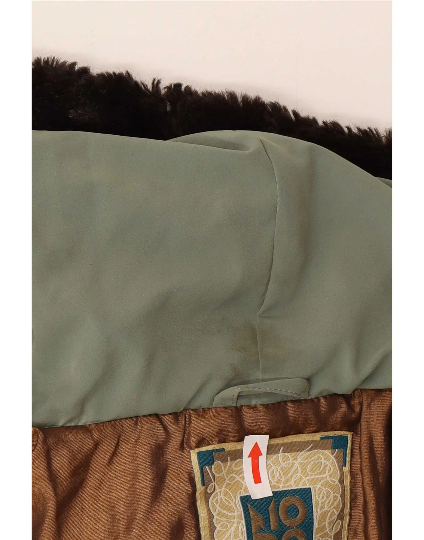 Lotto Womens Hooded Padded Coat UK 20 2XL Green - Image 4