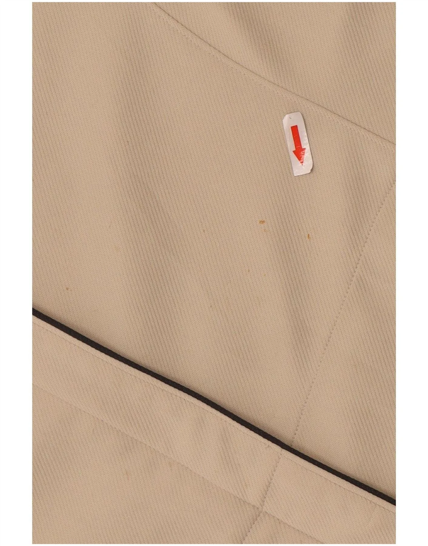 Lotto Womens Oversized Tracksuit Top Jacket UK 10 Small Beige - Image 5