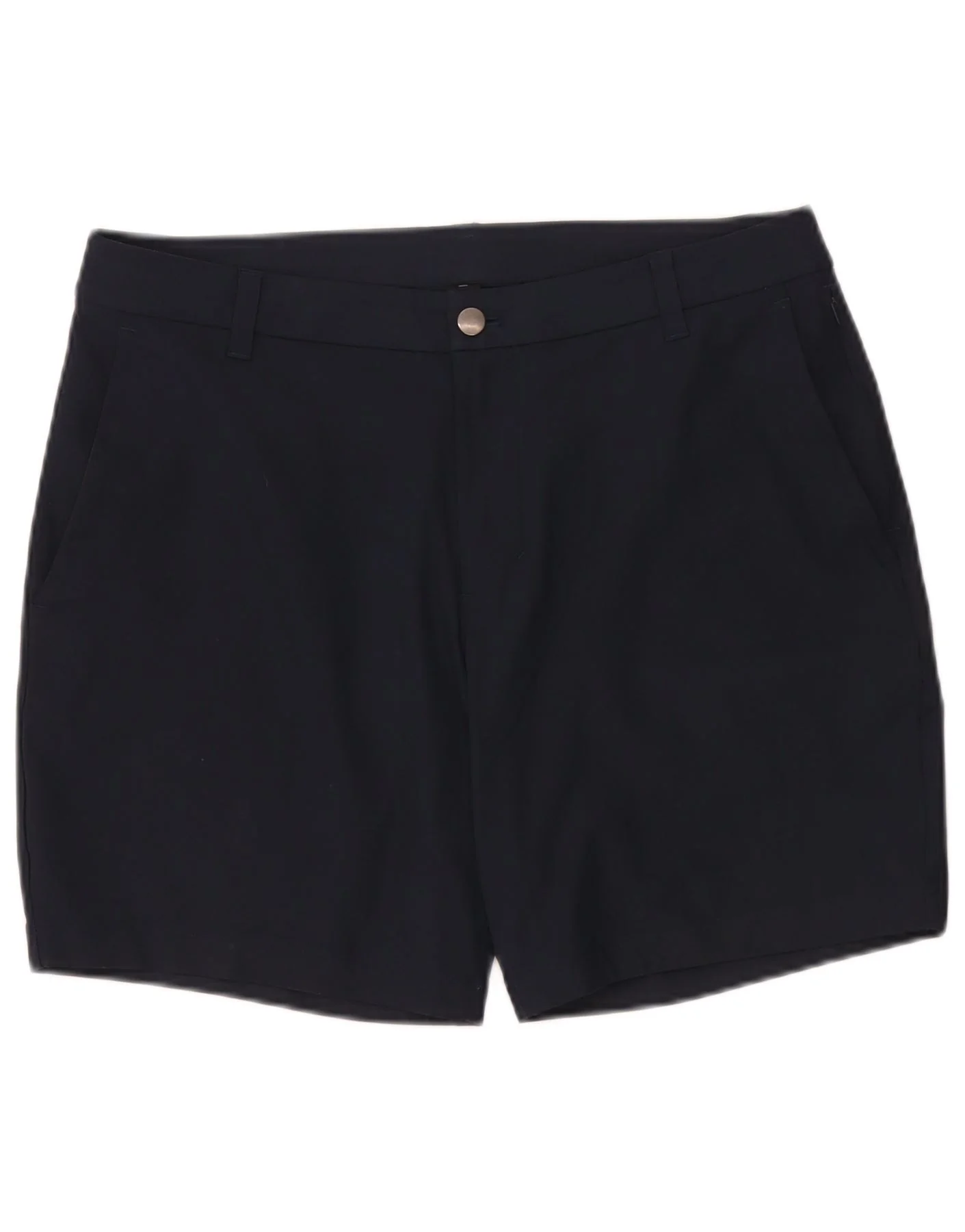 Lululemon Mens Chino Shorts W33 Medium Navy Blue Polyester