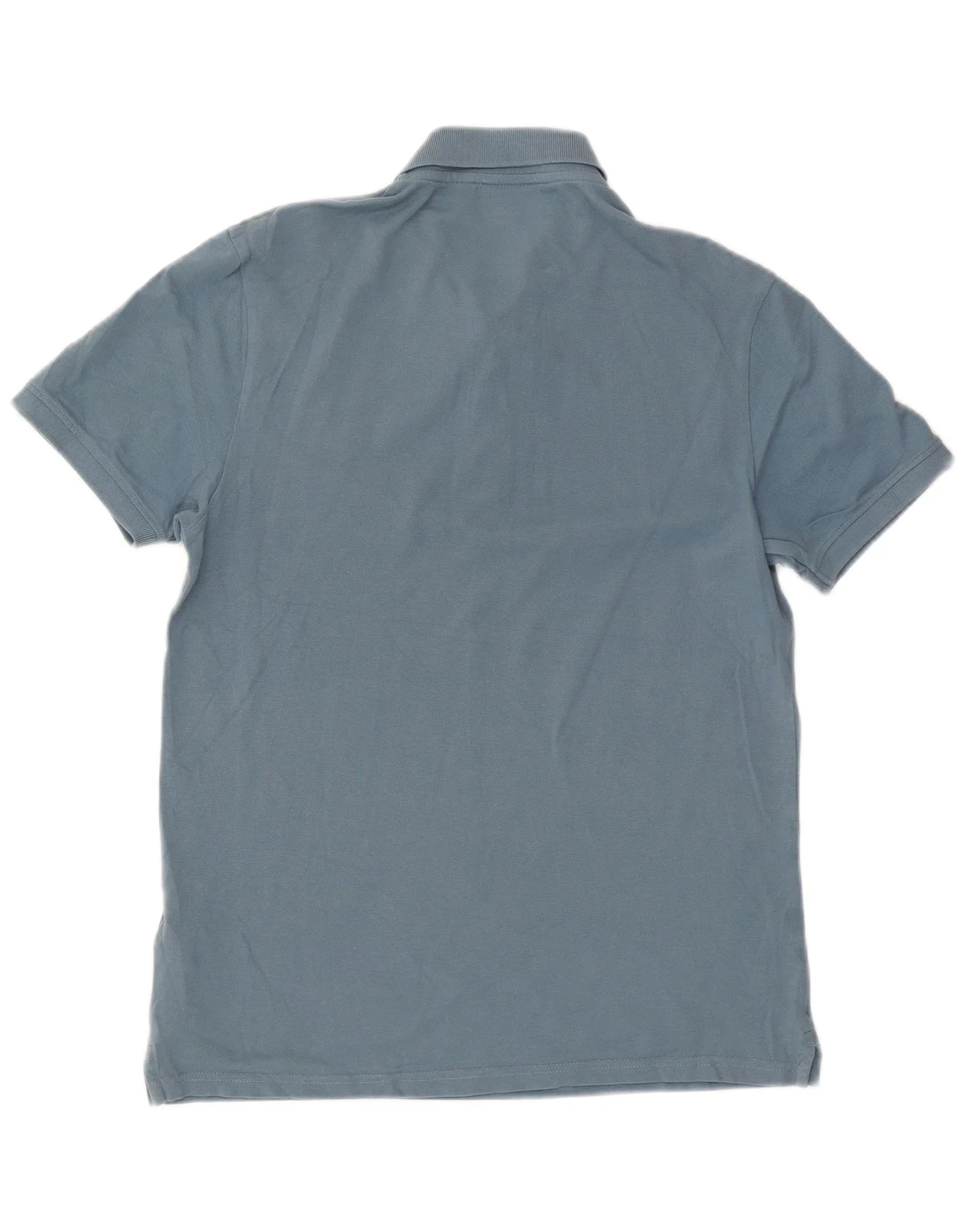 Lyle & Scott Mens Polo Shirt Medium Blue Cotton - Image 2