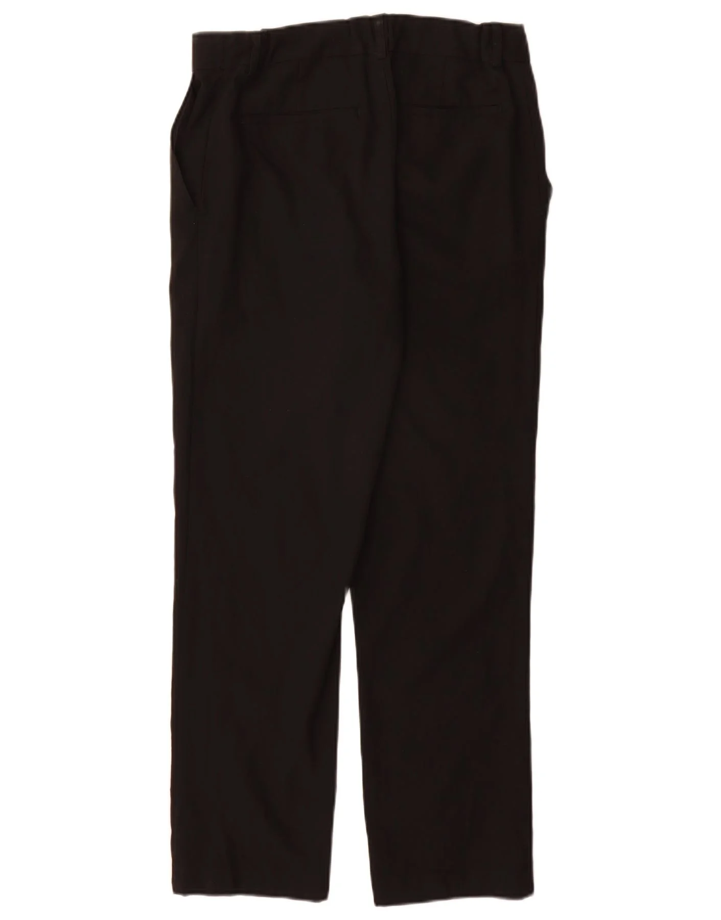 Marks & Spencer Boys Straight Chino Trousers 15-16 Years W30 L29 Black - Image 2