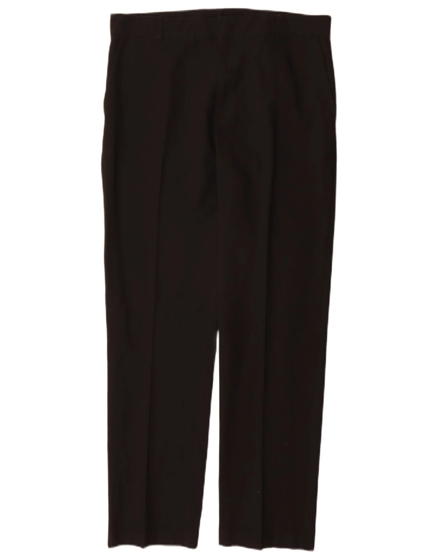 Marks & Spencer Boys Straight Suit Trousers 15-16 Years W32 L29 Black