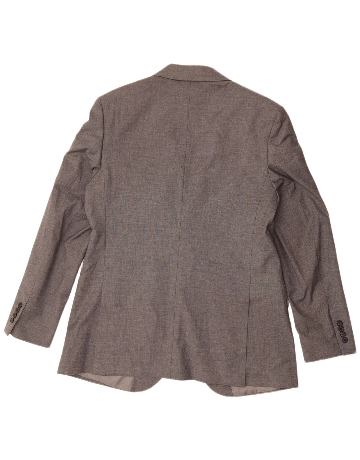 Marks & Spencer Mens 2 Button Blazer Jacket UK 44 XL Grey Polyester - Image 2