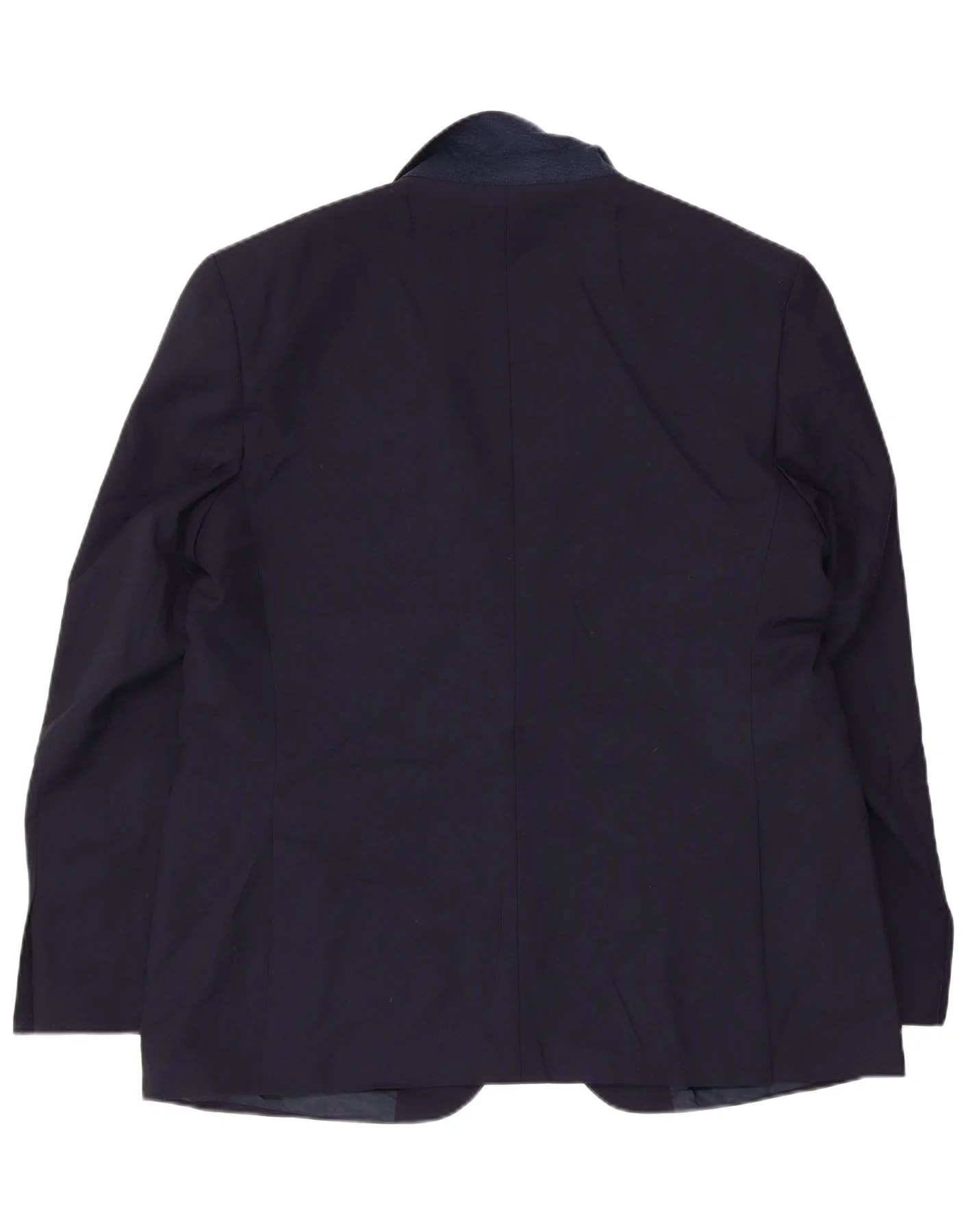 Marks & Spencer Mens 2 Button Regular Fit Blazer Jacket UK 44 XL Navy Blue - Image 2