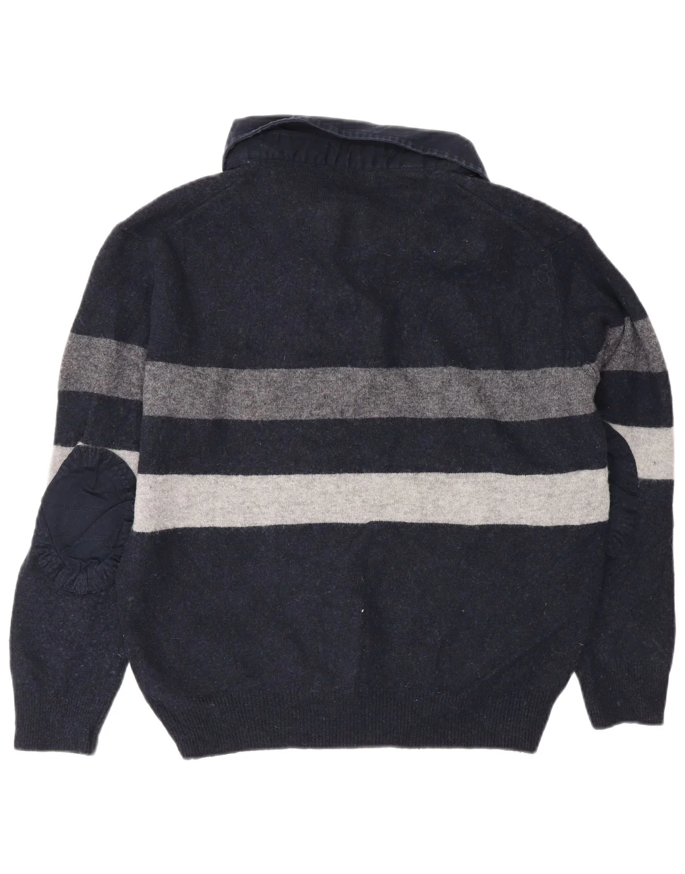 Marks & Spencer Mens Blue Harbour Polo Neck Jumper Sweater Large Navy - Image 2