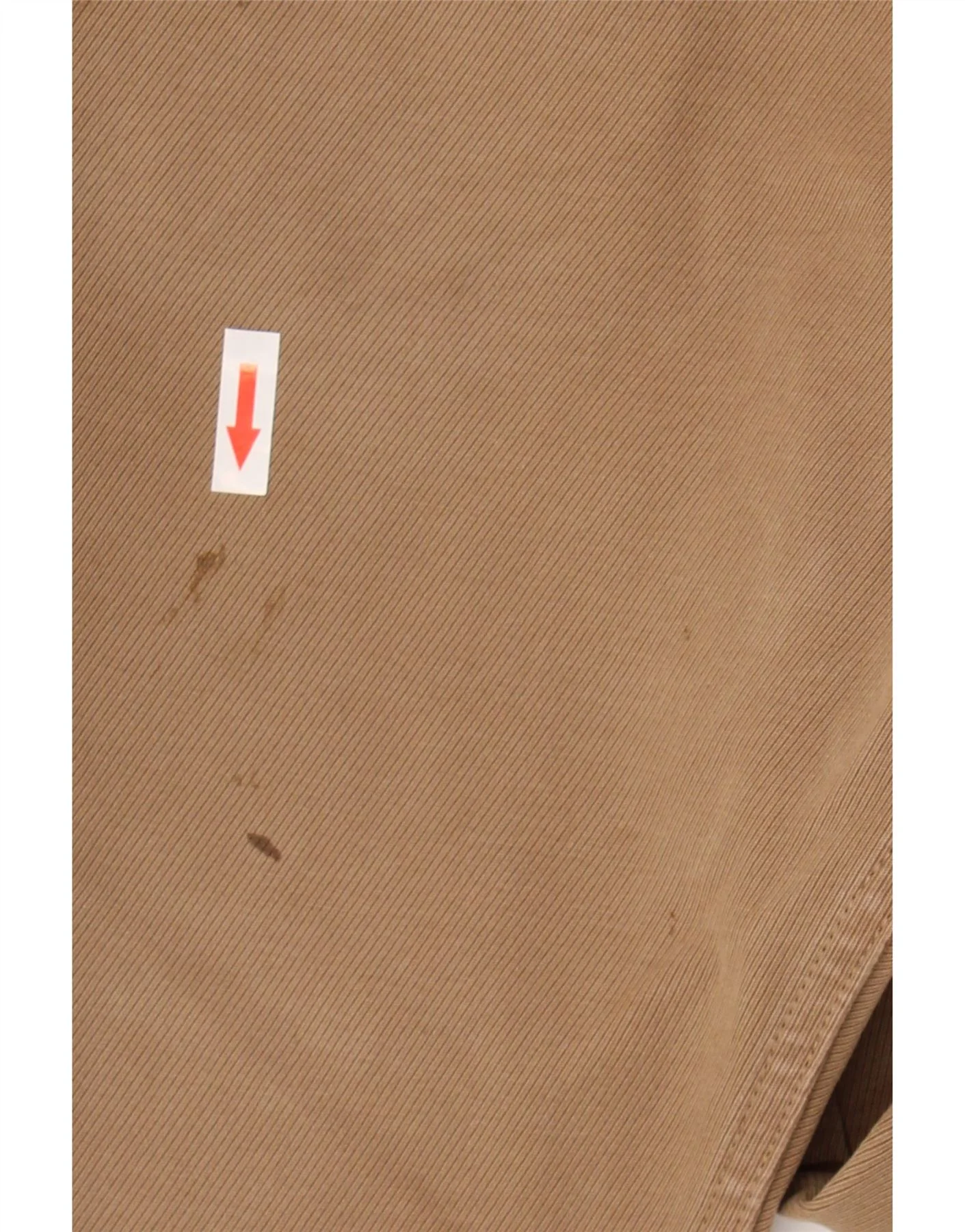 Marks & Spencer Mens Blue Harbour Regular Fit Casual Trousers W36 L31 Beige - Image 3