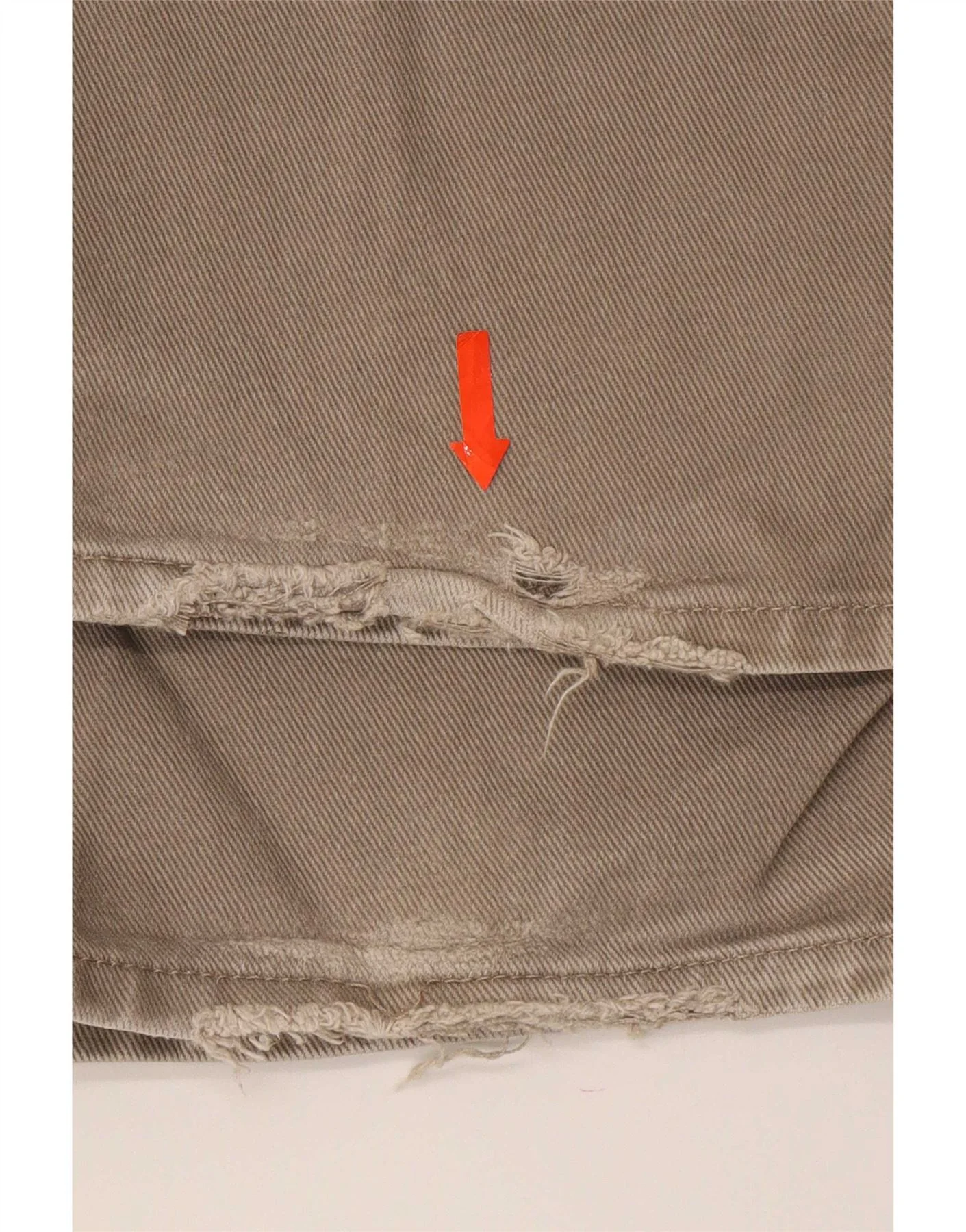 Marks & Spencer Mens Blue Harbour Straight Jeans W36 L29 Beige Cotton - Image 3